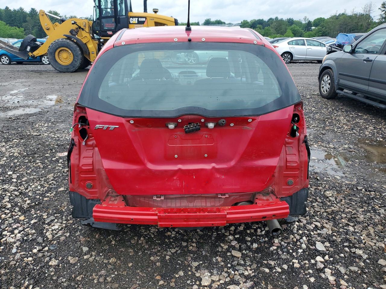 2009 Honda Fit Sport Red vin: JHMGE88459S033310