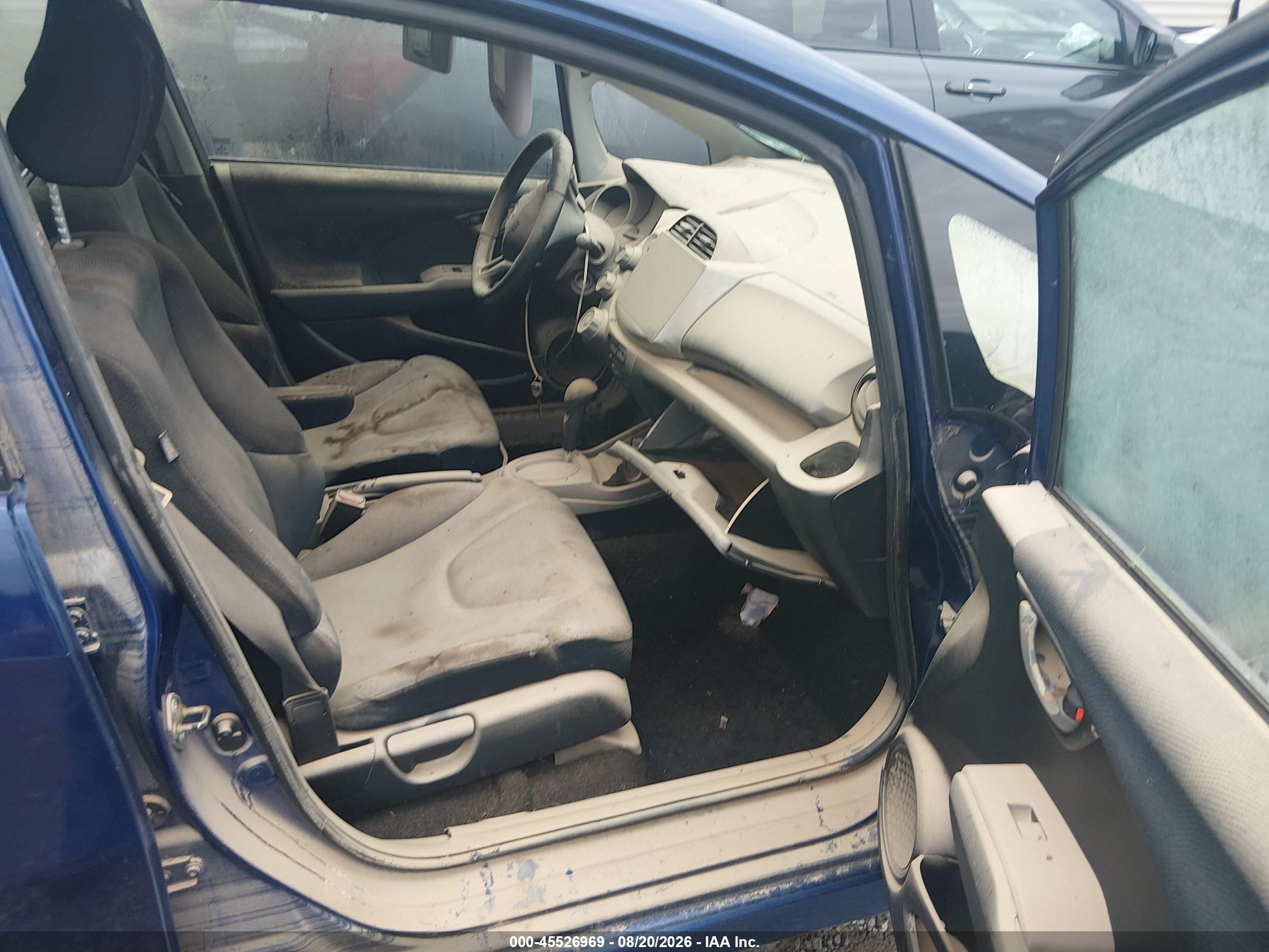 2009 Honda Fit Sport Blue vin: JHMGE88459S034456