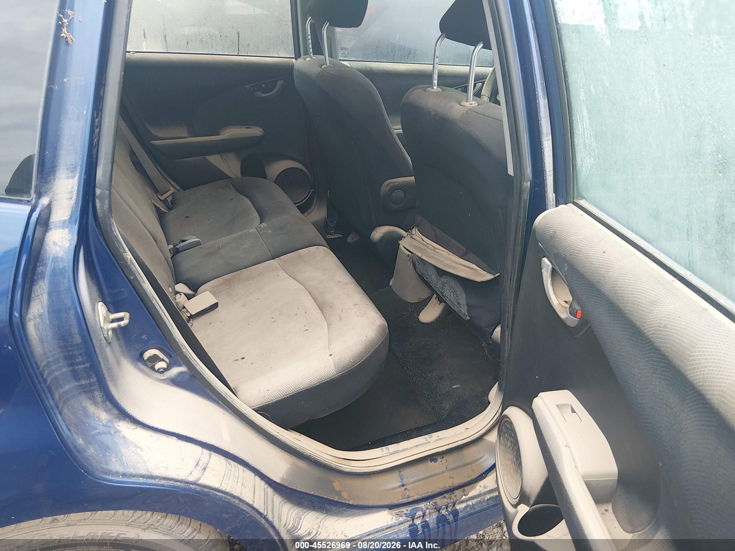 2009 Honda Fit Sport Blue vin: JHMGE88459S034456
