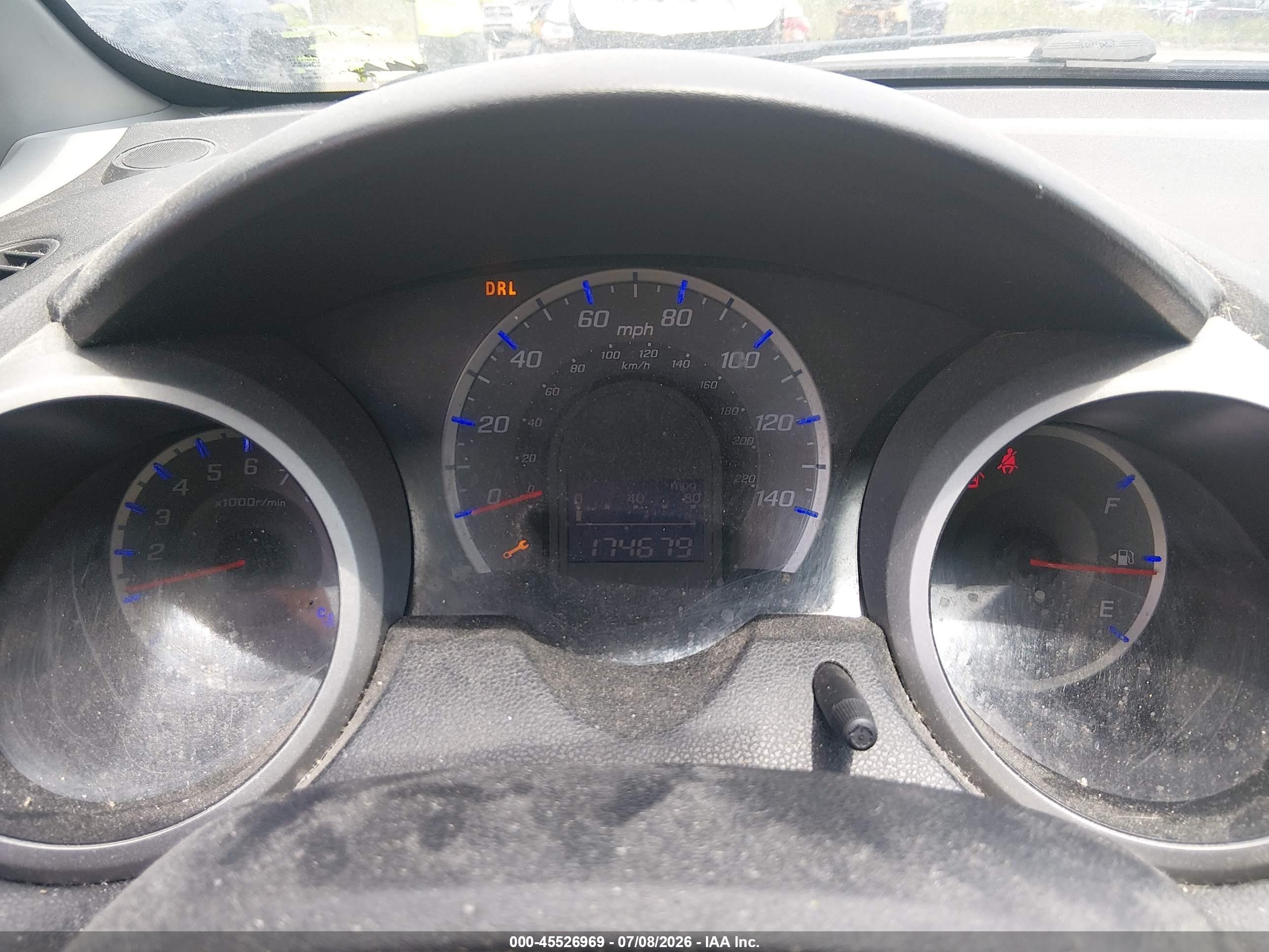 2009 Honda Fit Sport Blue vin: JHMGE88459S034456