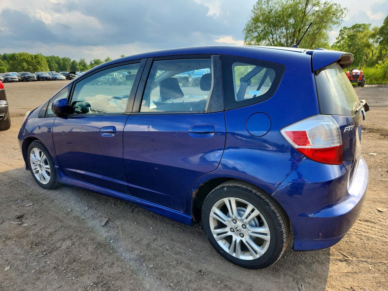 2009 Honda Fit Sport Blue vin: JHMGE88459S049118