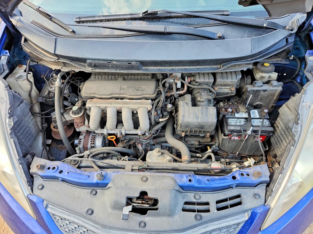 2009 Honda Fit Sport Blue vin: JHMGE88459S049118