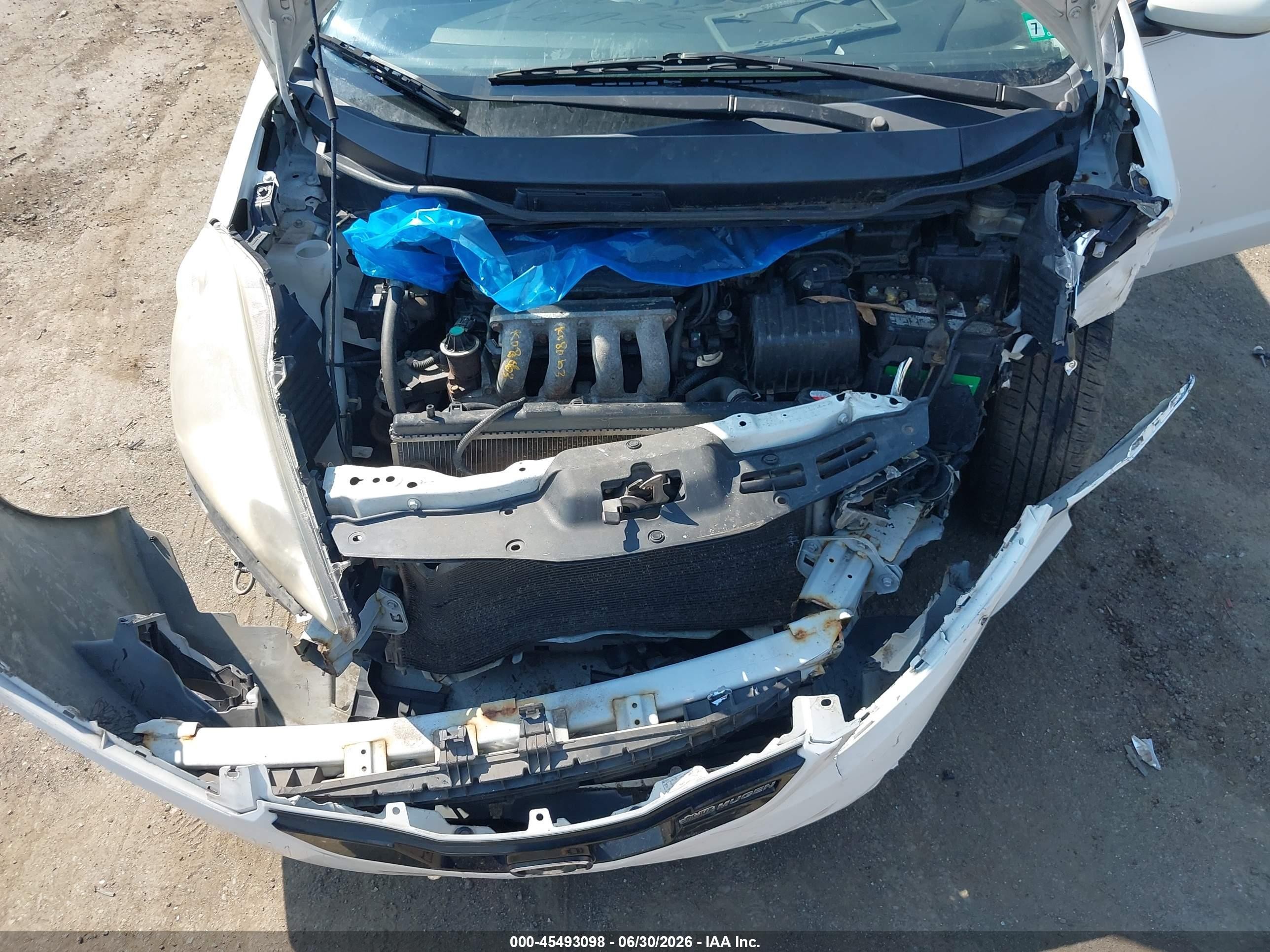 2009 Honda Fit Sport Белый vin: JHMGE88469C000424