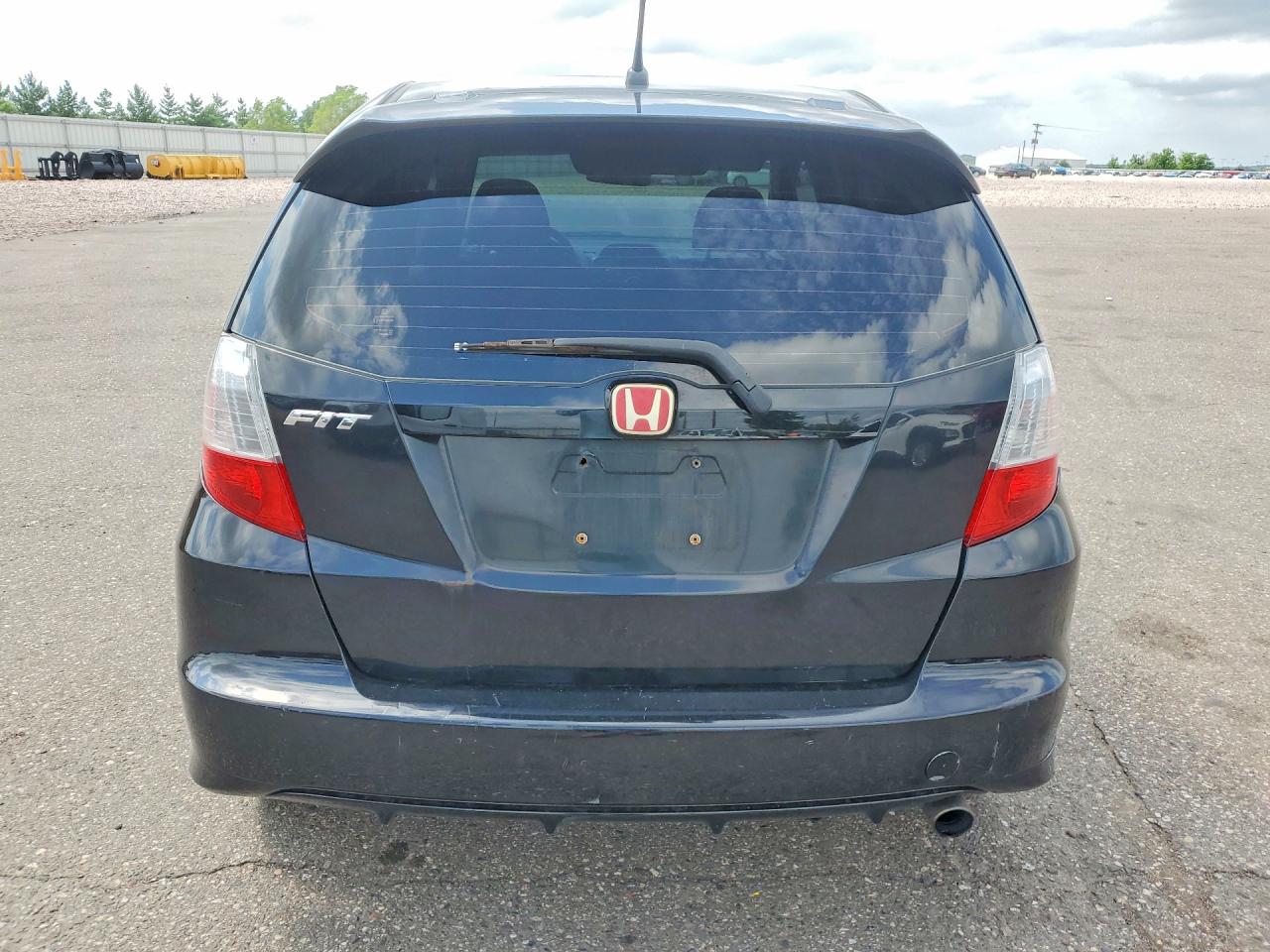 2009 Honda Fit Sport Black vin: JHMGE88469S010828