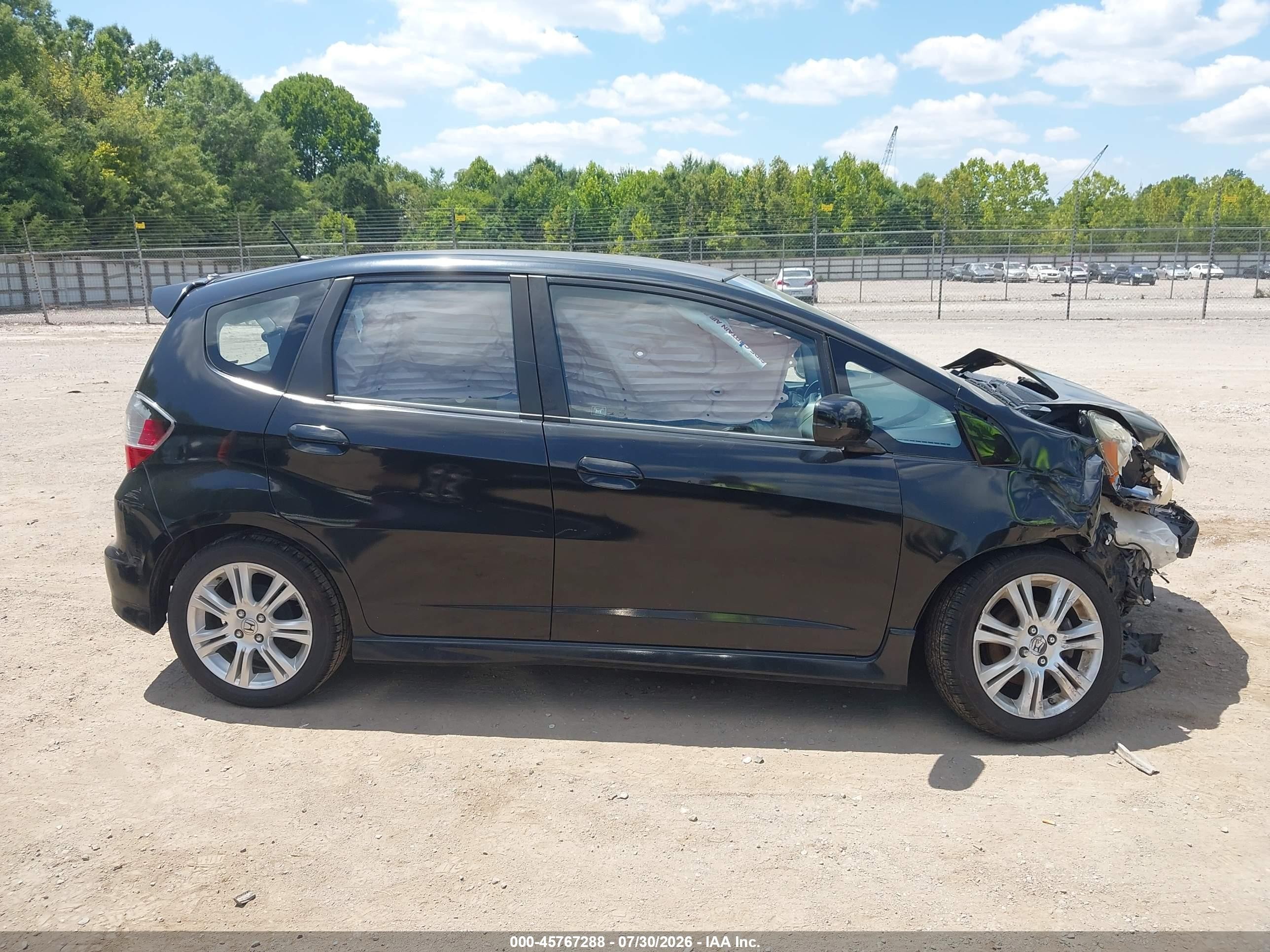 2009 Honda Fit Sport Black vin: JHMGE88469S014037