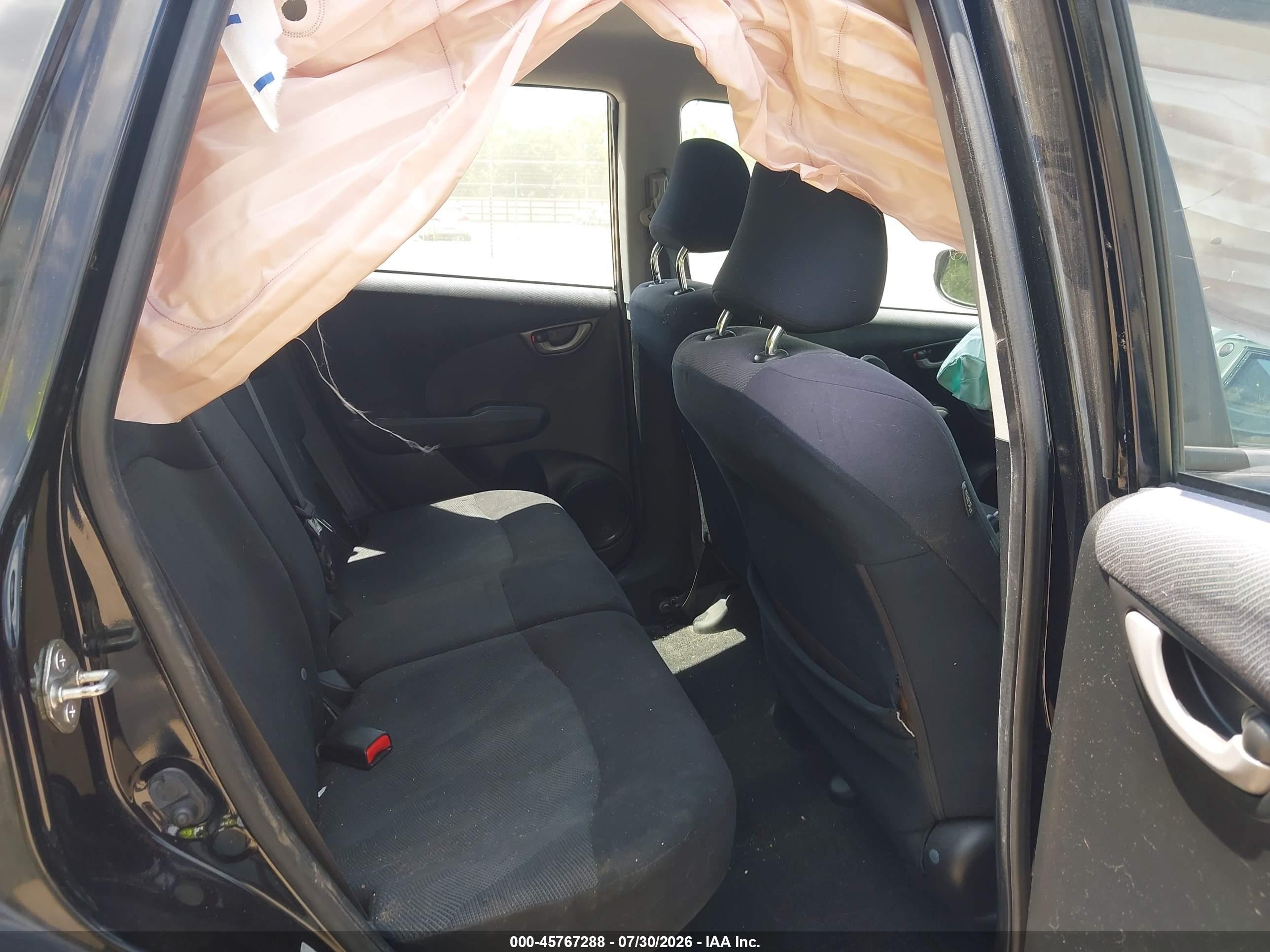 2009 Honda Fit Sport Black vin: JHMGE88469S014037