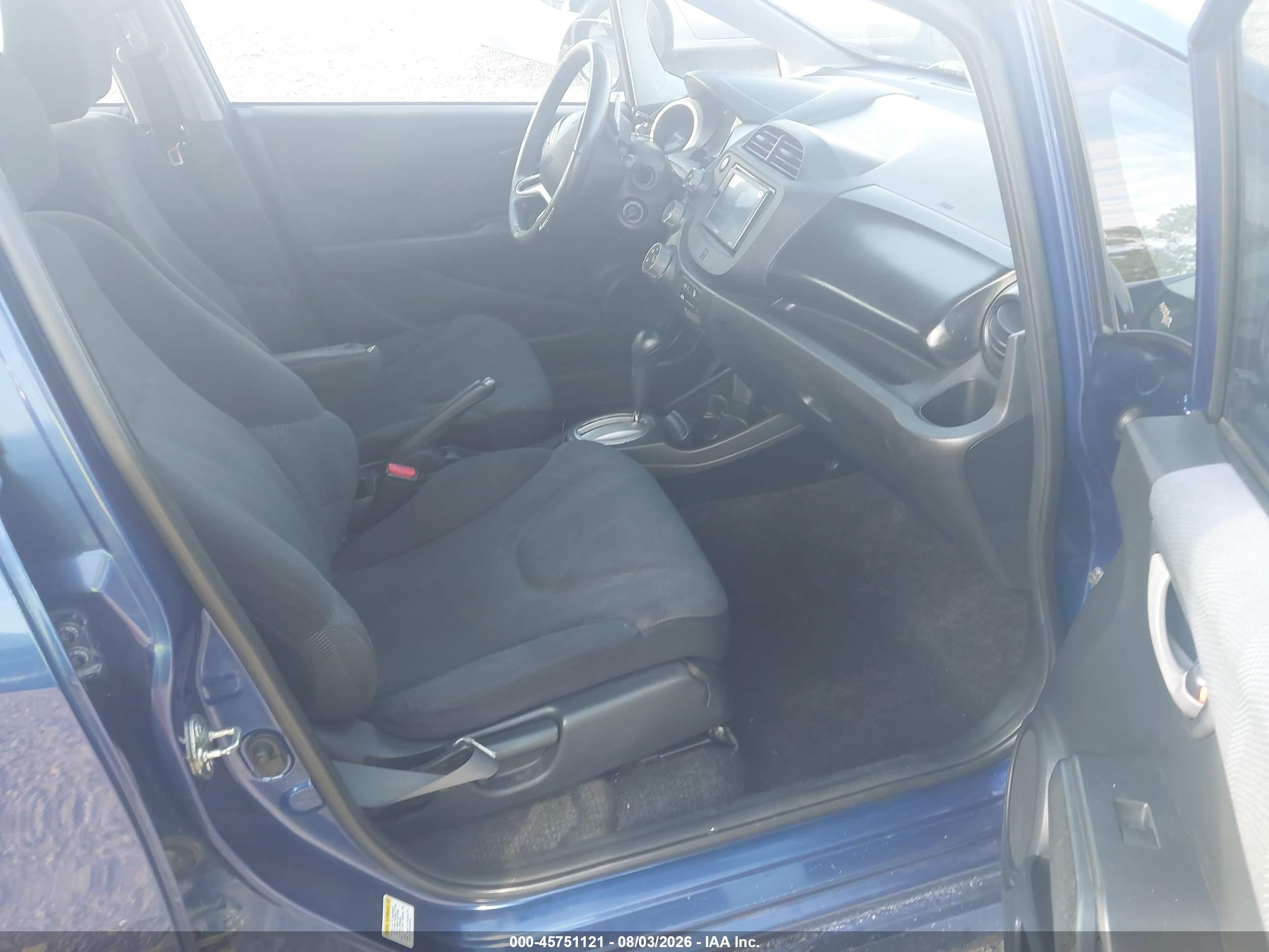 2009 Honda Fit Sport Blue vin: JHMGE88469S031324