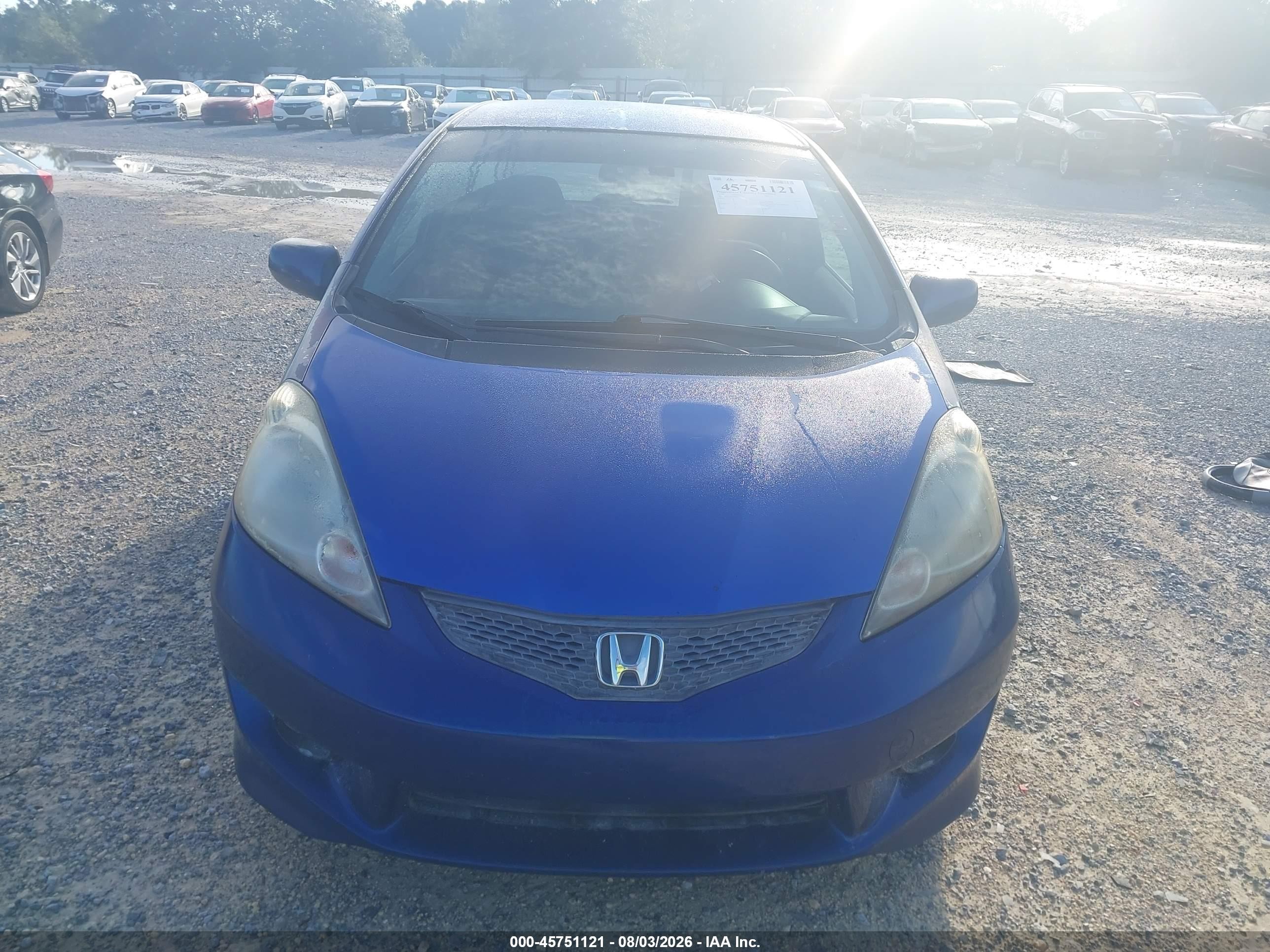 2009 Honda Fit Sport Blue vin: JHMGE88469S031324