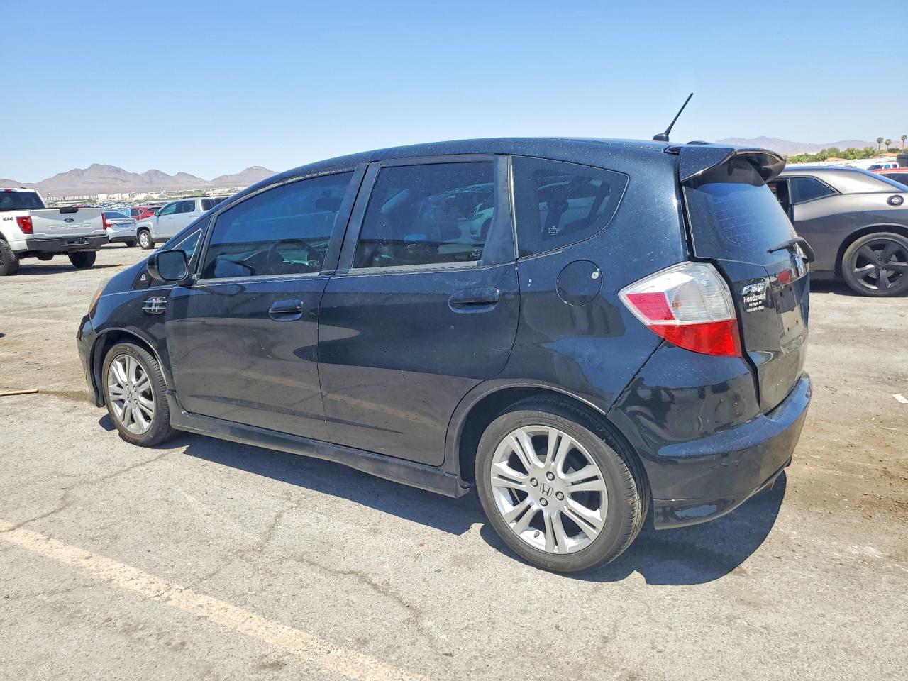 2009 Honda Fit Sport Black vin: JHMGE88469S052092