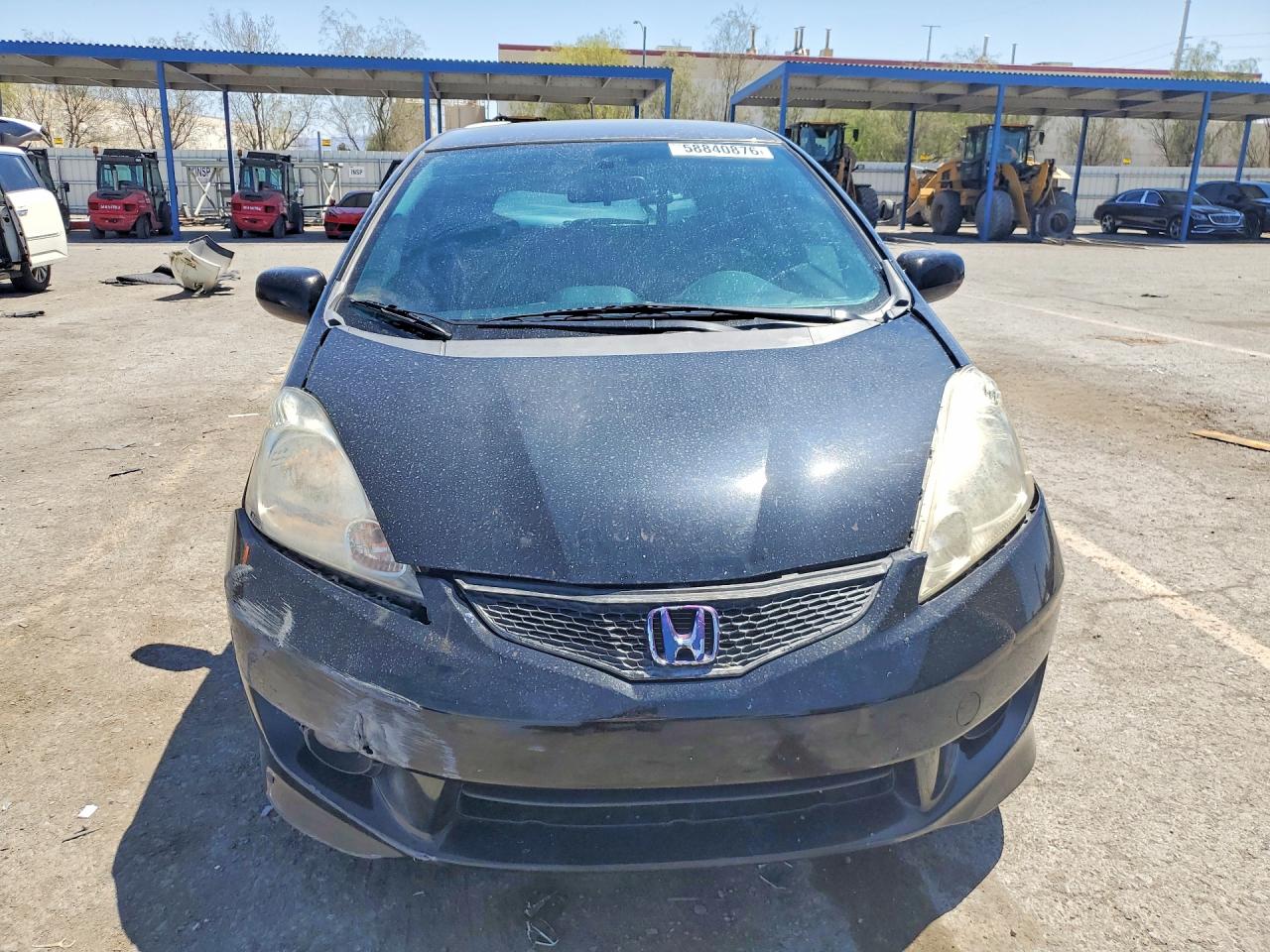 2009 Honda Fit Sport Black vin: JHMGE88469S052092
