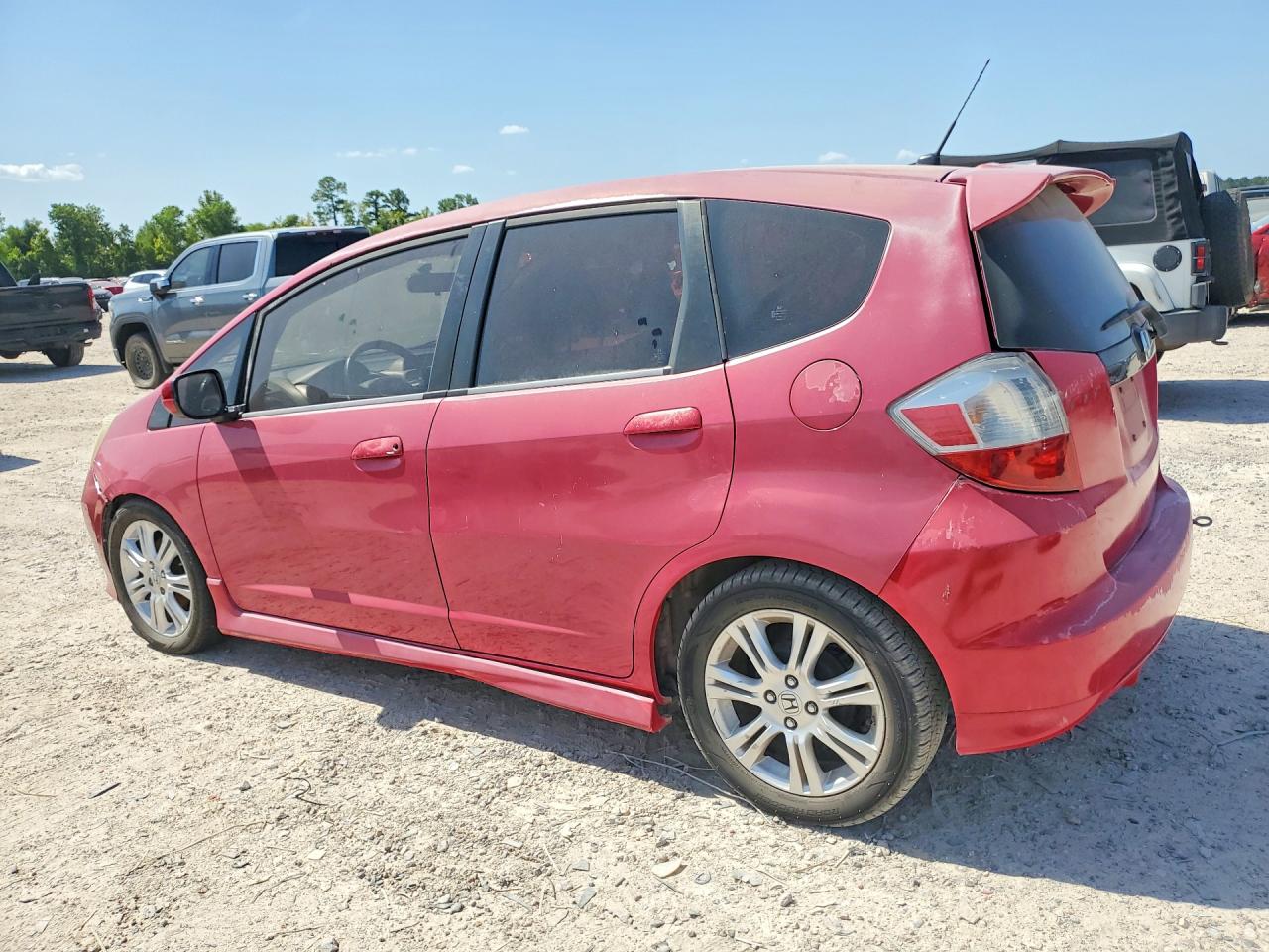 2009 Honda Fit Sport Red vin: JHMGE88469S053307