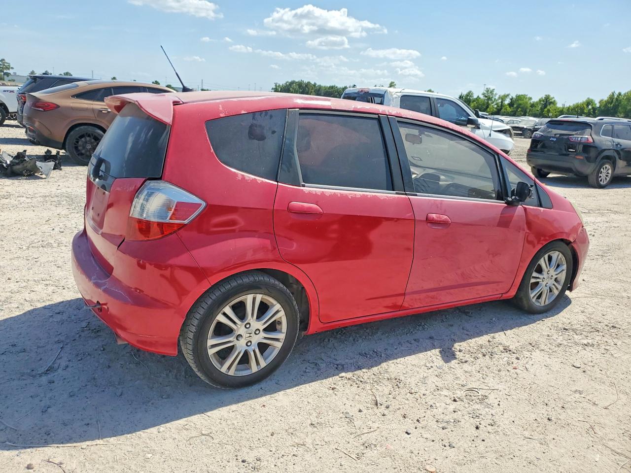 2009 Honda Fit Sport Red vin: JHMGE88469S053307