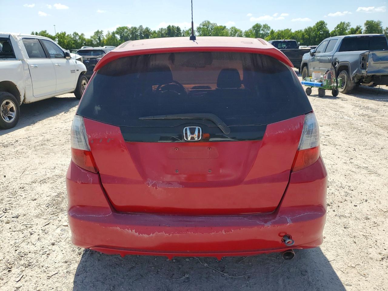 2009 Honda Fit Sport Red vin: JHMGE88469S053307