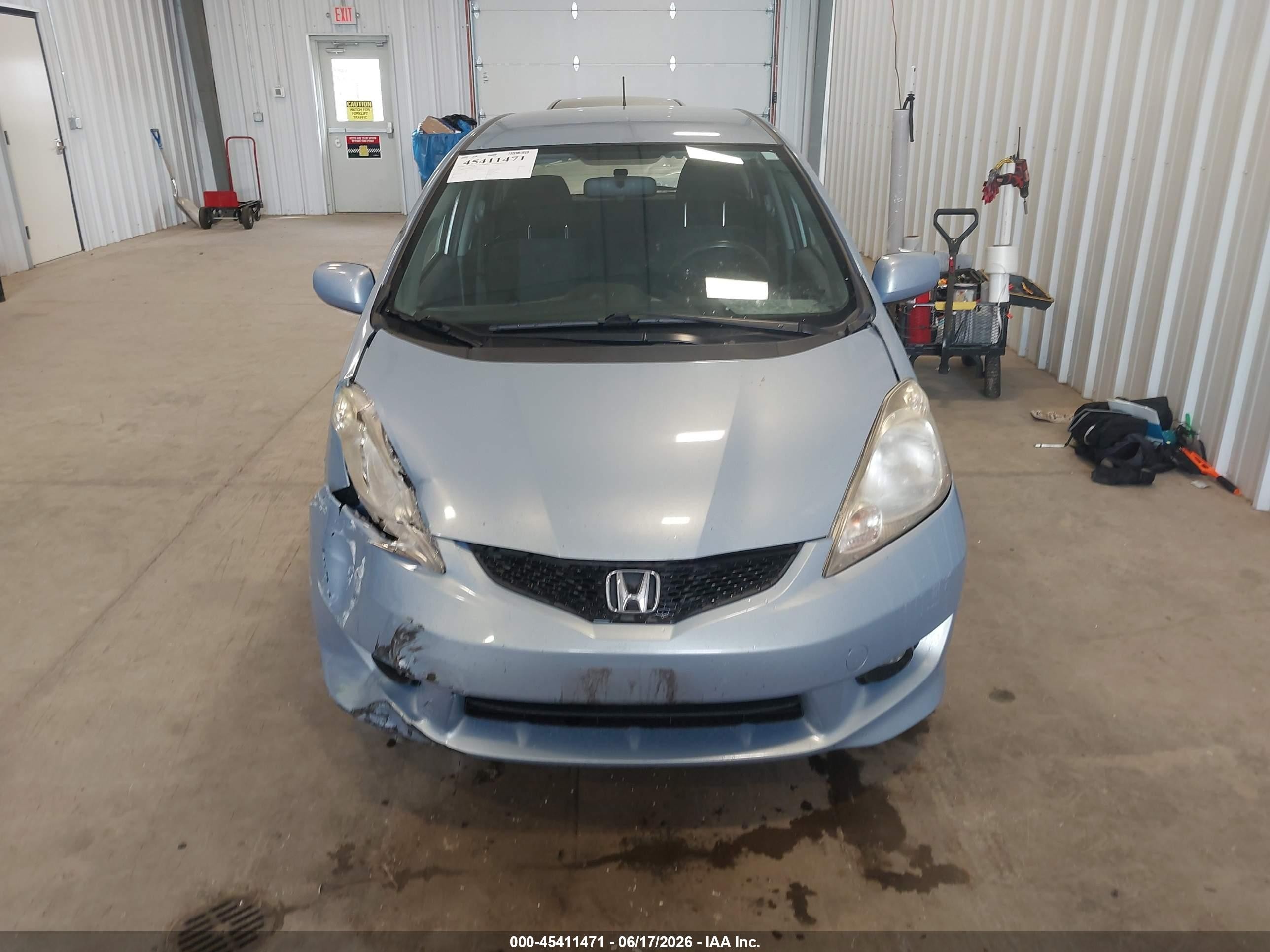 2009 Honda Fit Sport Blue vin: JHMGE88469S053551
