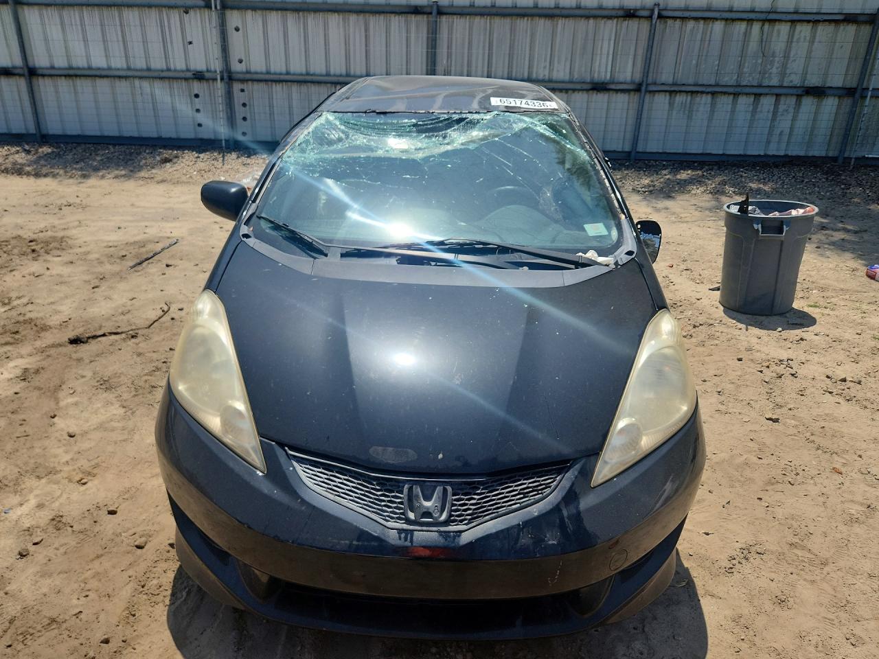 2009 Honda Fit Sport Black vin: JHMGE88469S067627