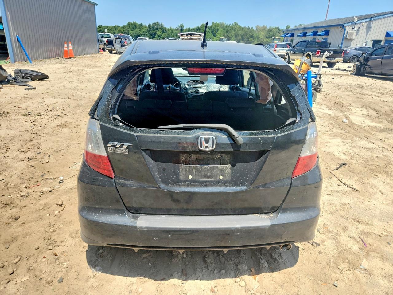 2009 Honda Fit Sport Black vin: JHMGE88469S067627