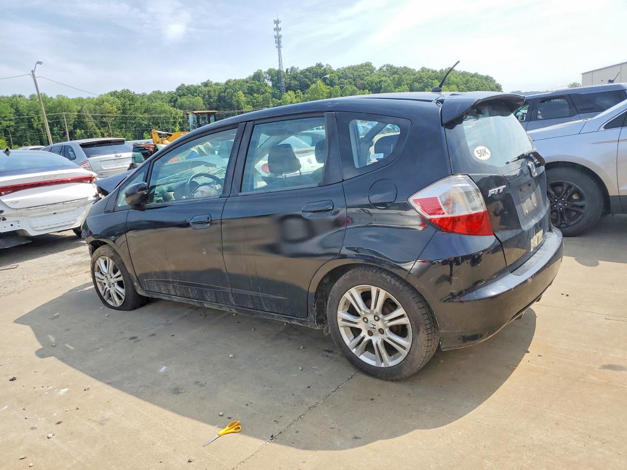 2009 Honda Fit Sport Черный vin: JHMGE88469S068762