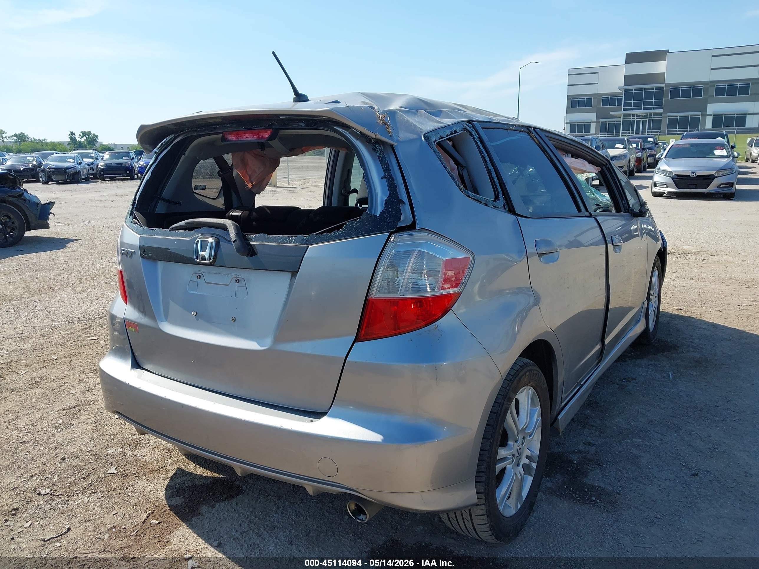 2009 Honda Fit Sport Серебряный vin: JHMGE88479S003354