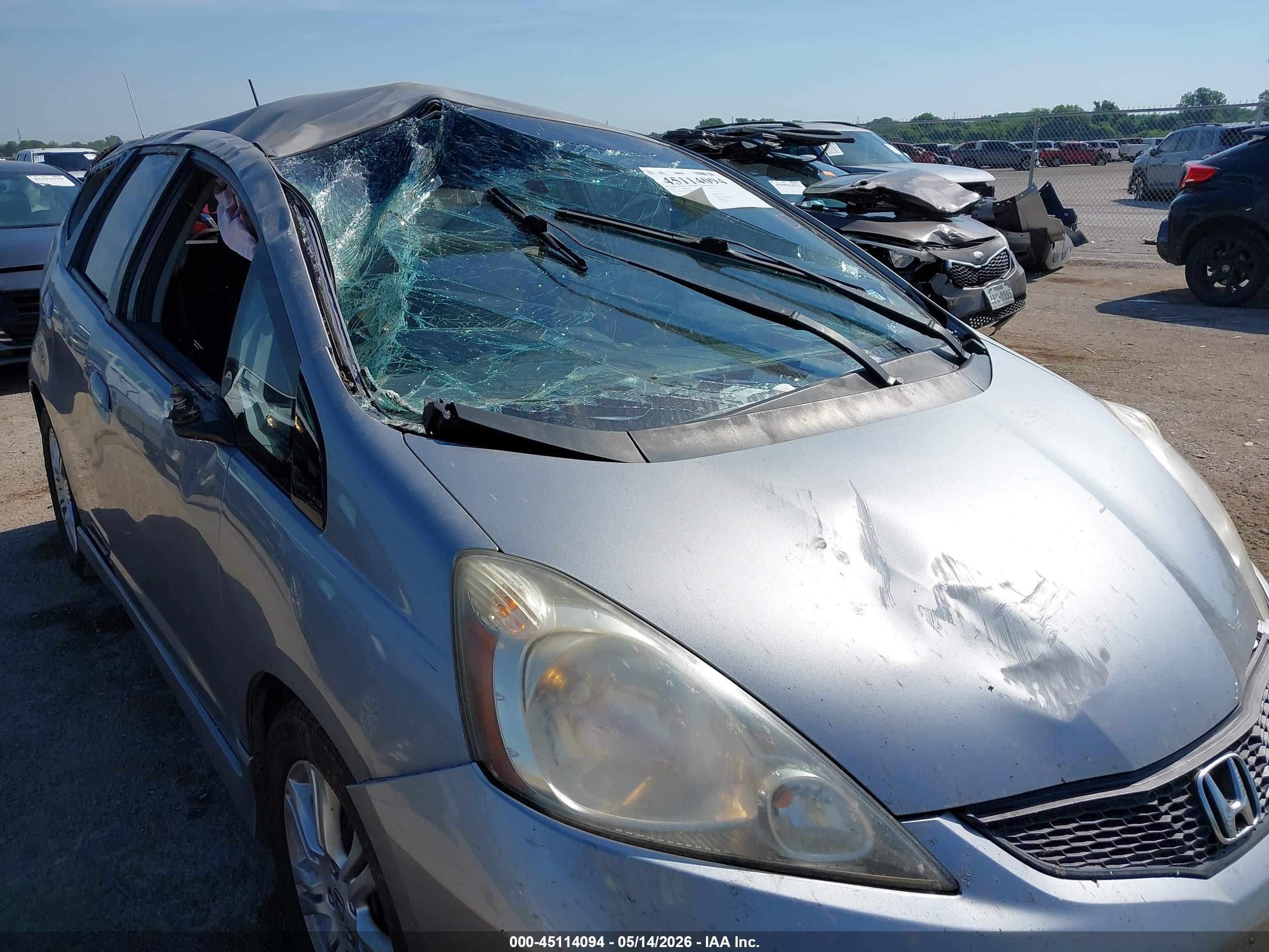 2009 Honda Fit Sport Серебряный vin: JHMGE88479S003354