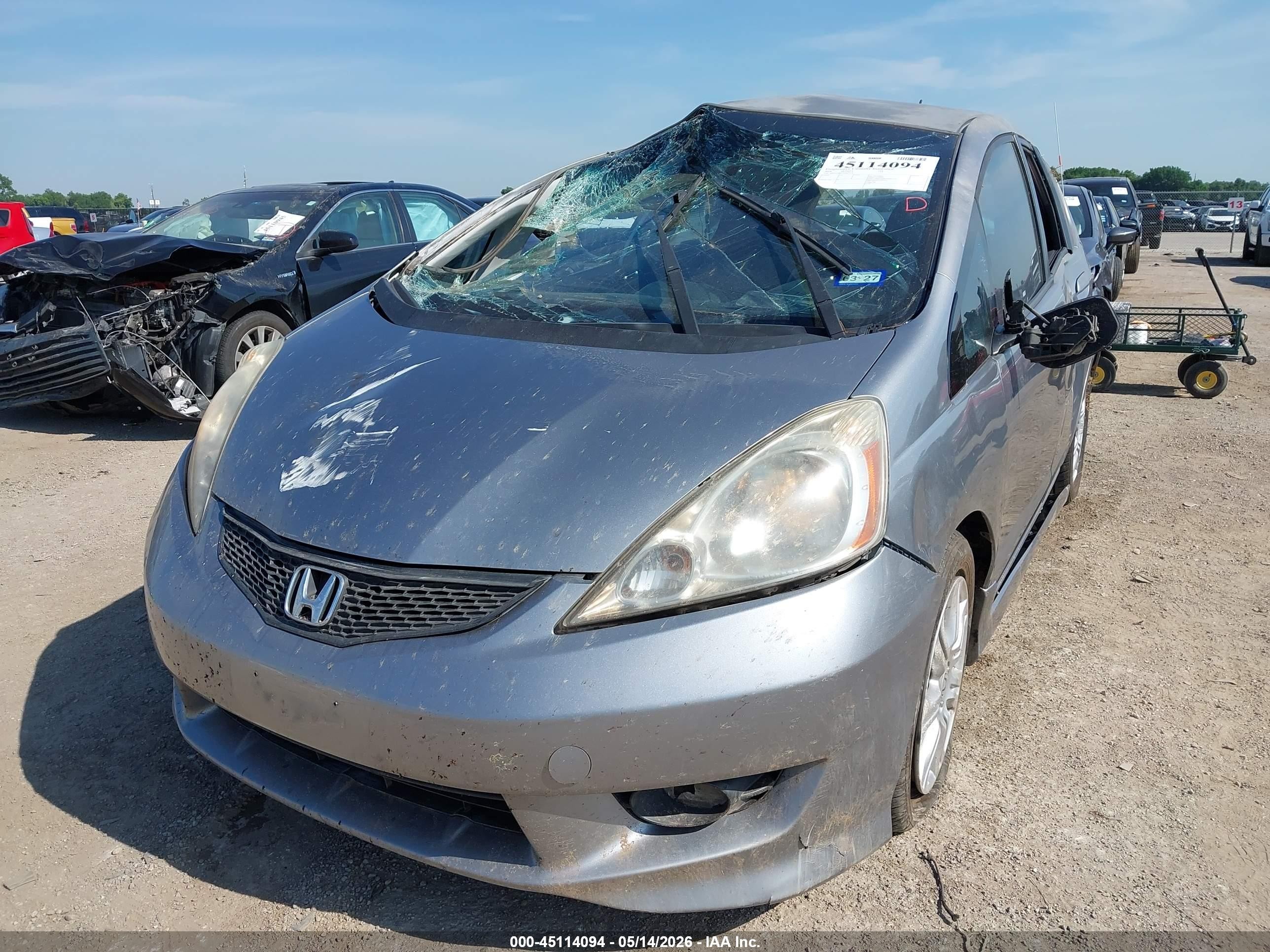 2009 Honda Fit Sport Серебряный vin: JHMGE88479S003354