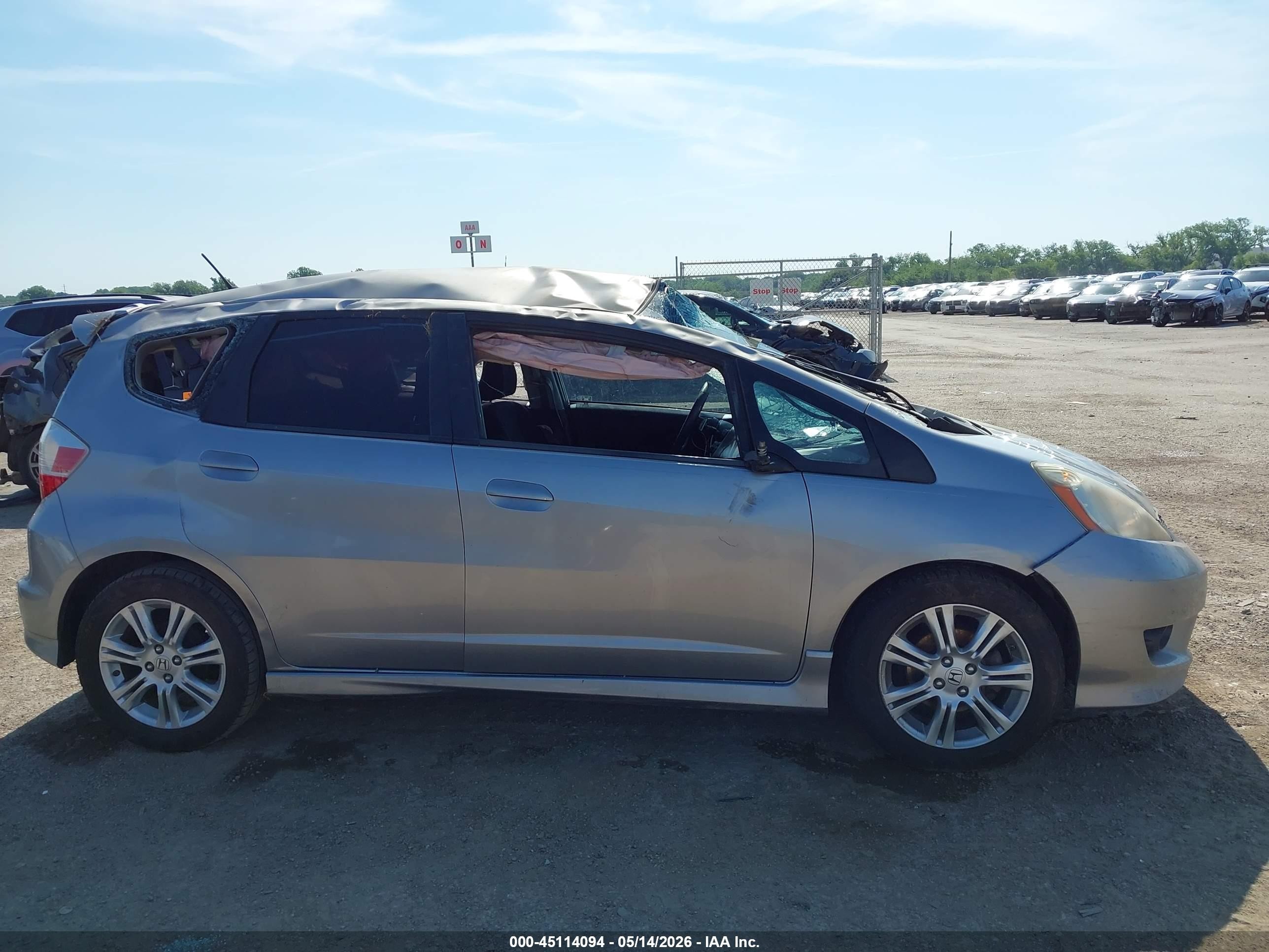 2009 Honda Fit Sport Серебряный vin: JHMGE88479S003354