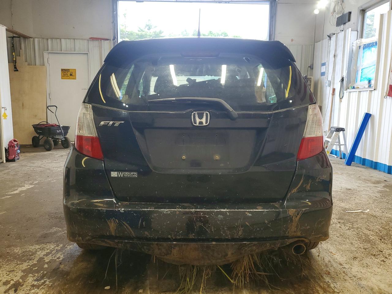 2009 Honda Fit Sport Black vin: JHMGE88479S003807