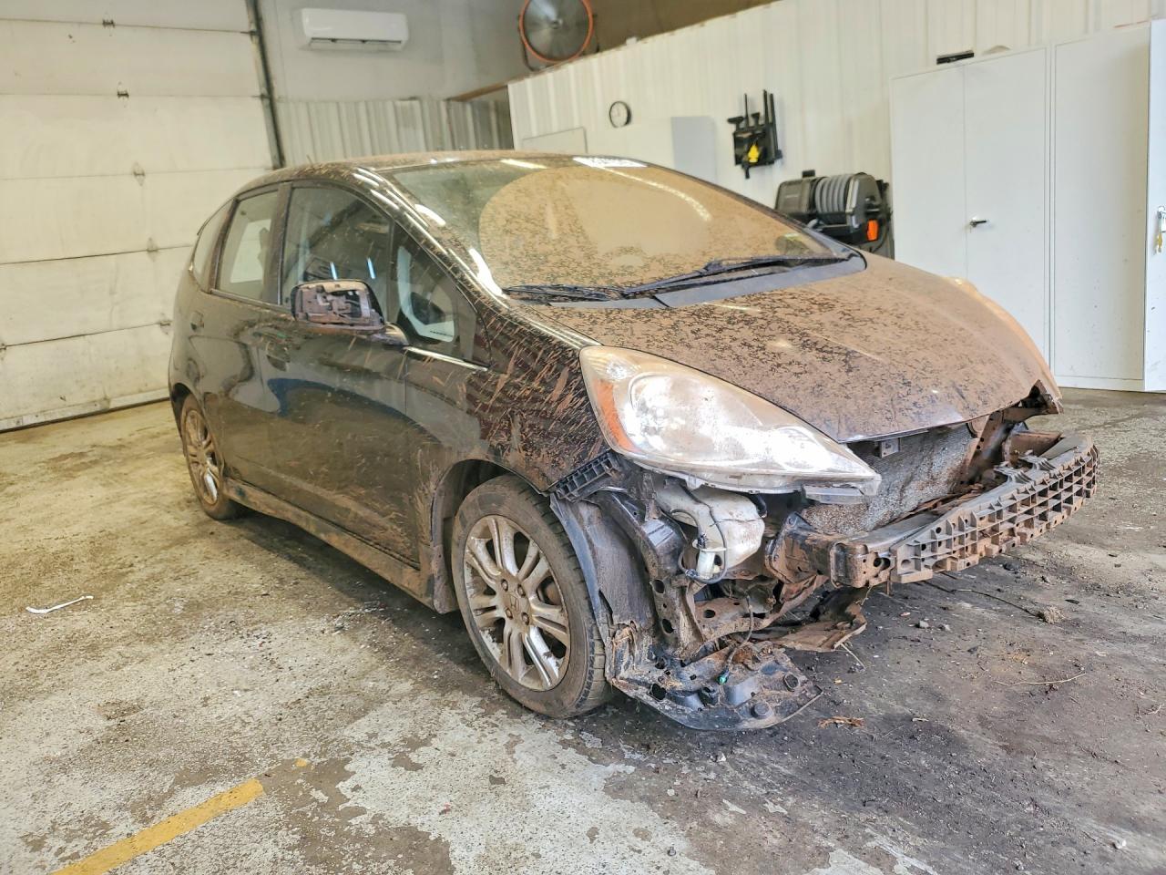 2009 Honda Fit Sport Black vin: JHMGE88479S003807