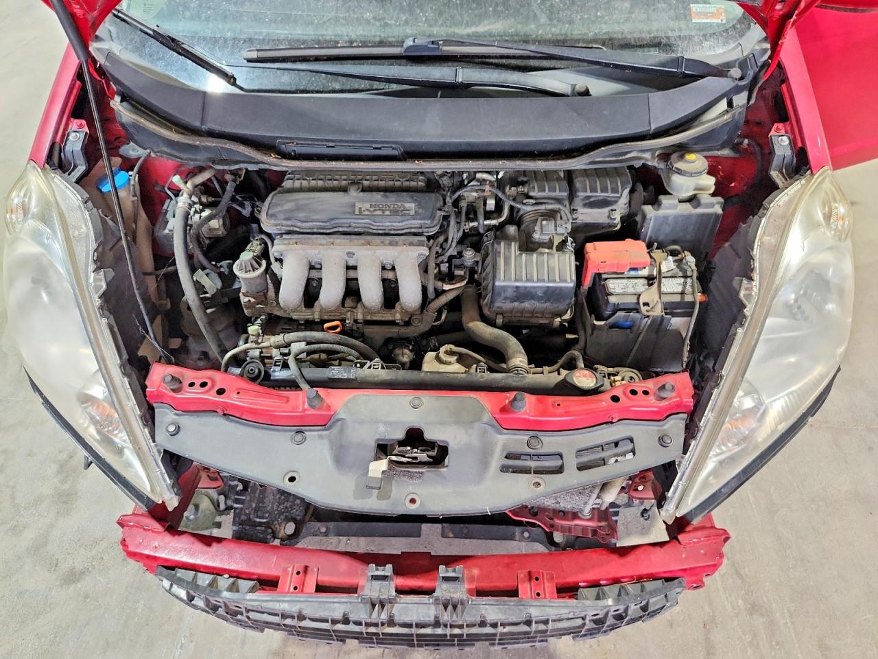 2009 Honda Fit Sport Red vin: JHMGE88479S004388