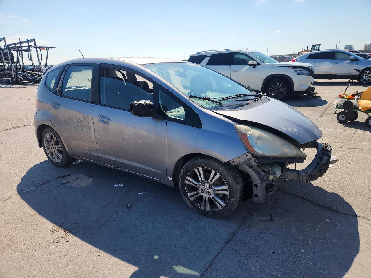 2009 Honda Fit Sport Silver vin: JHMGE88479S005539