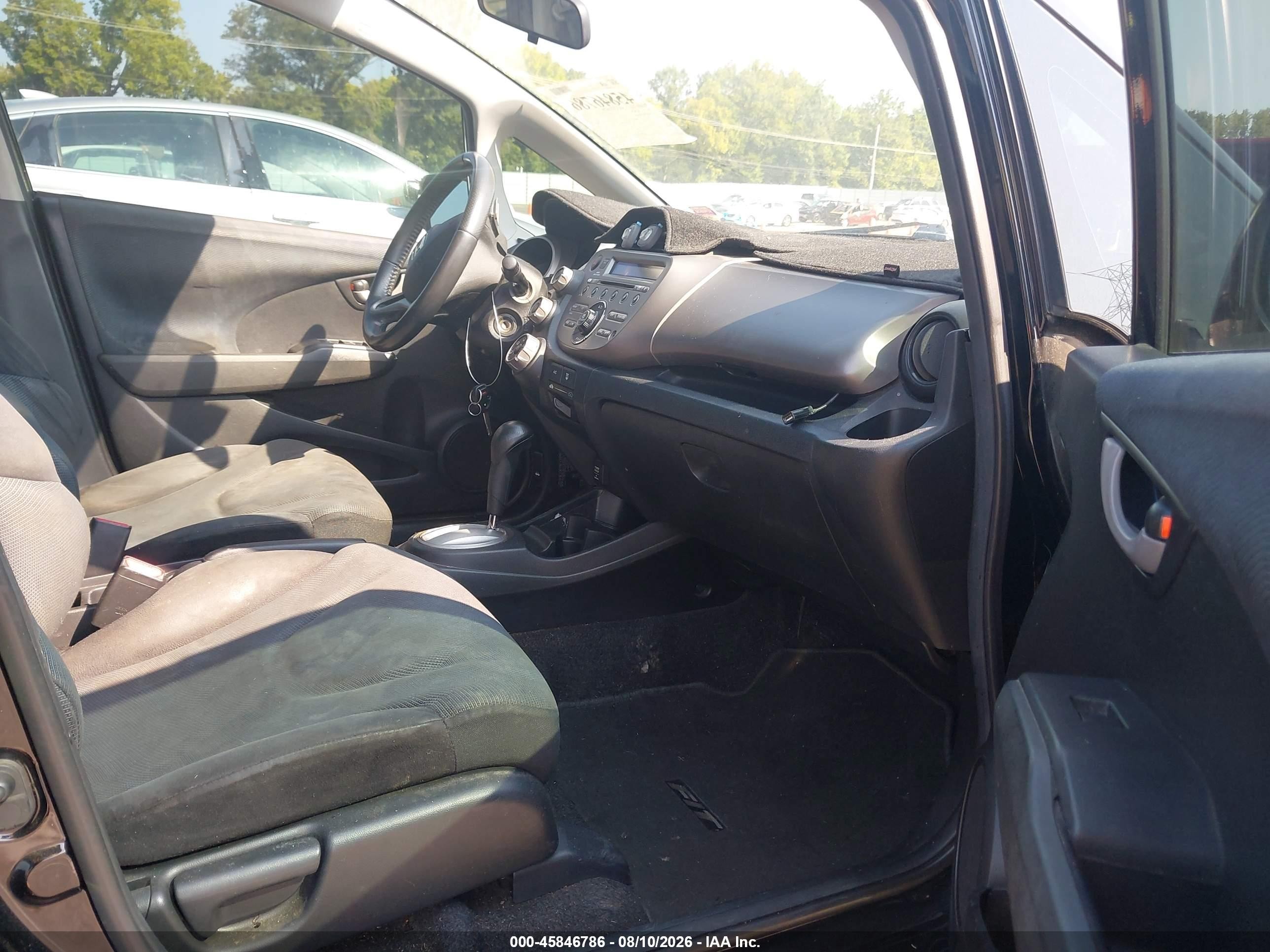 2009 Honda Fit Sport Black vin: JHMGE88479S006948