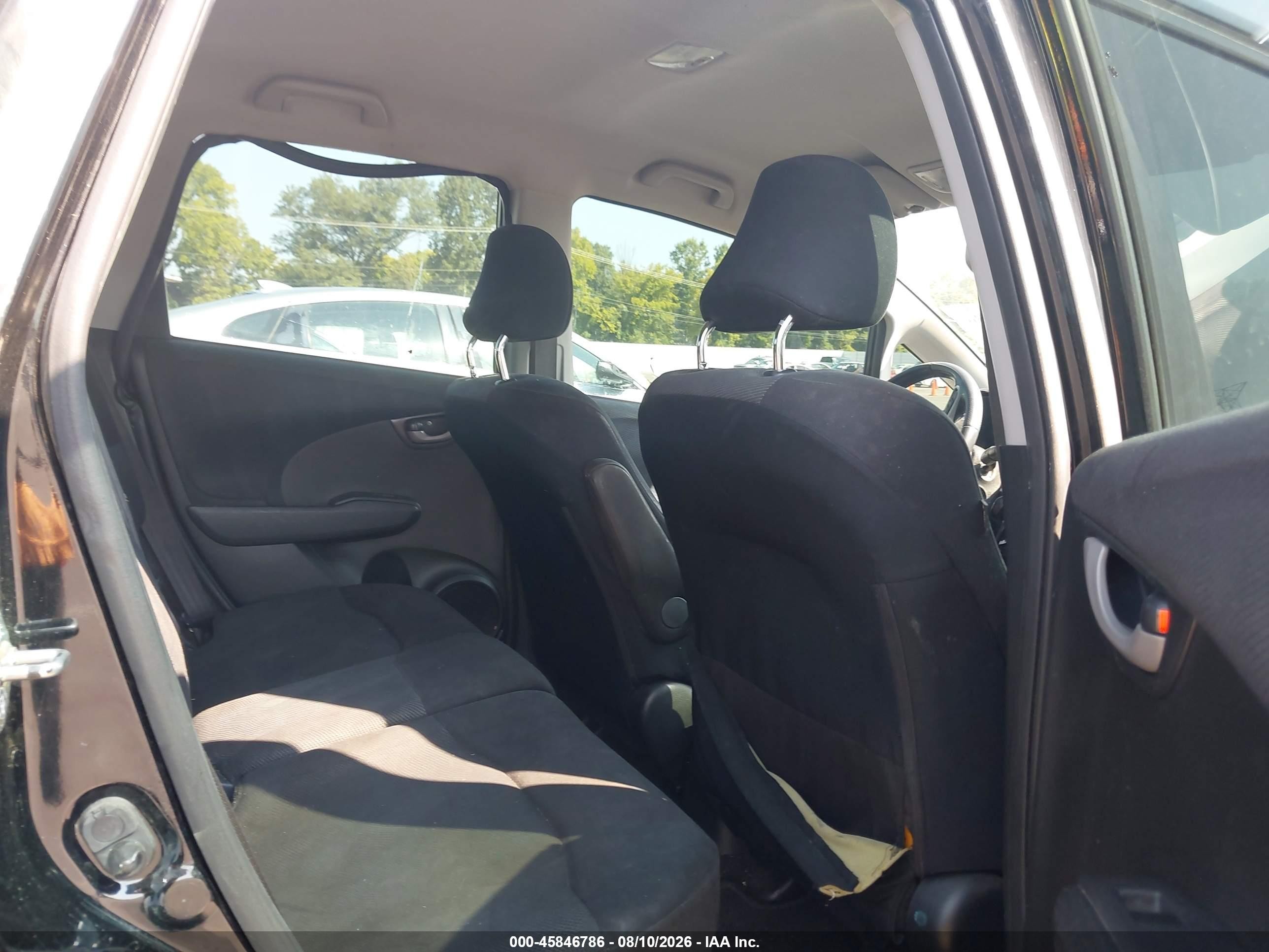 2009 Honda Fit Sport Black vin: JHMGE88479S006948