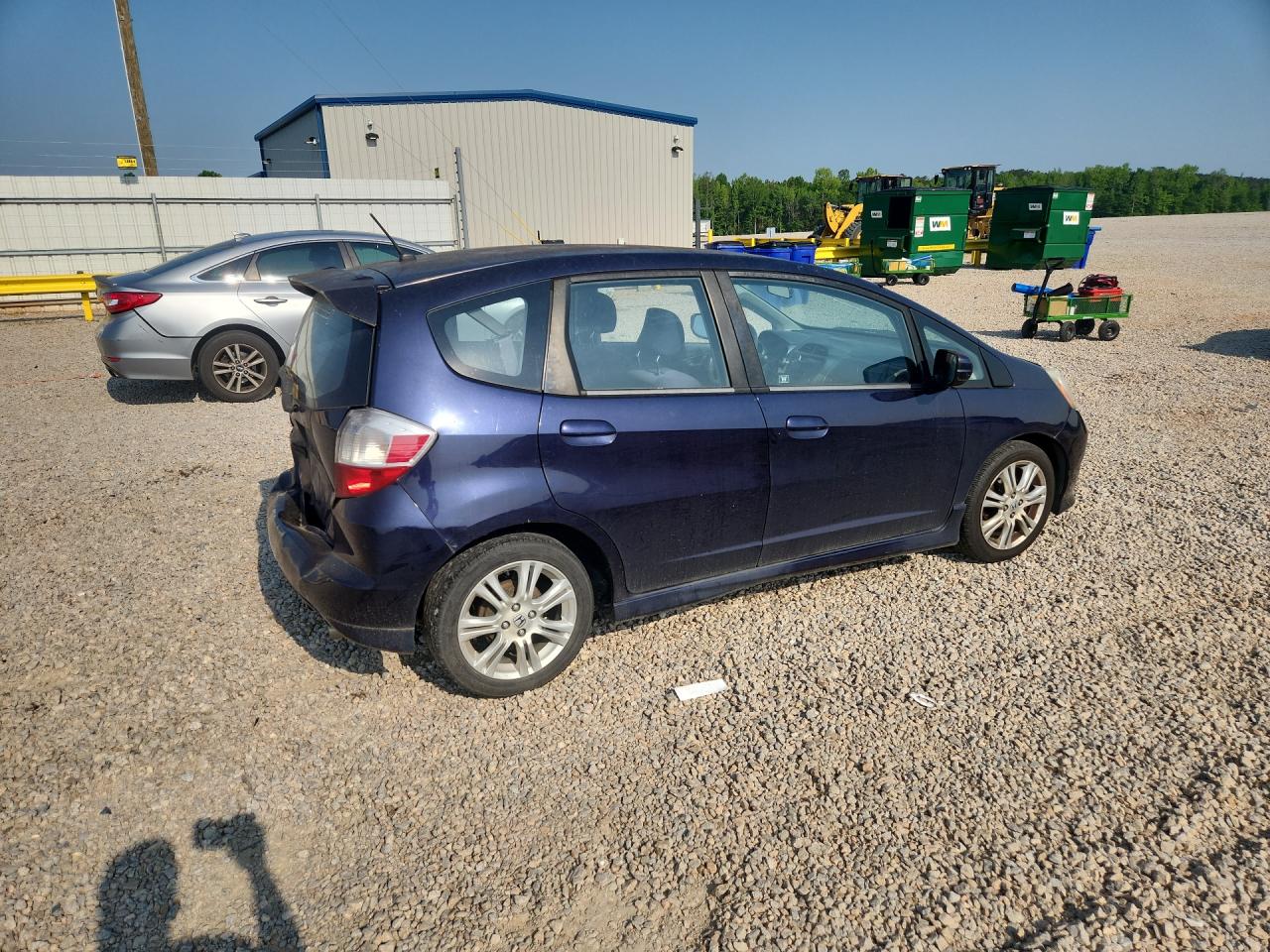 2009 Honda Fit Sport Синий vin: JHMGE88479S028111