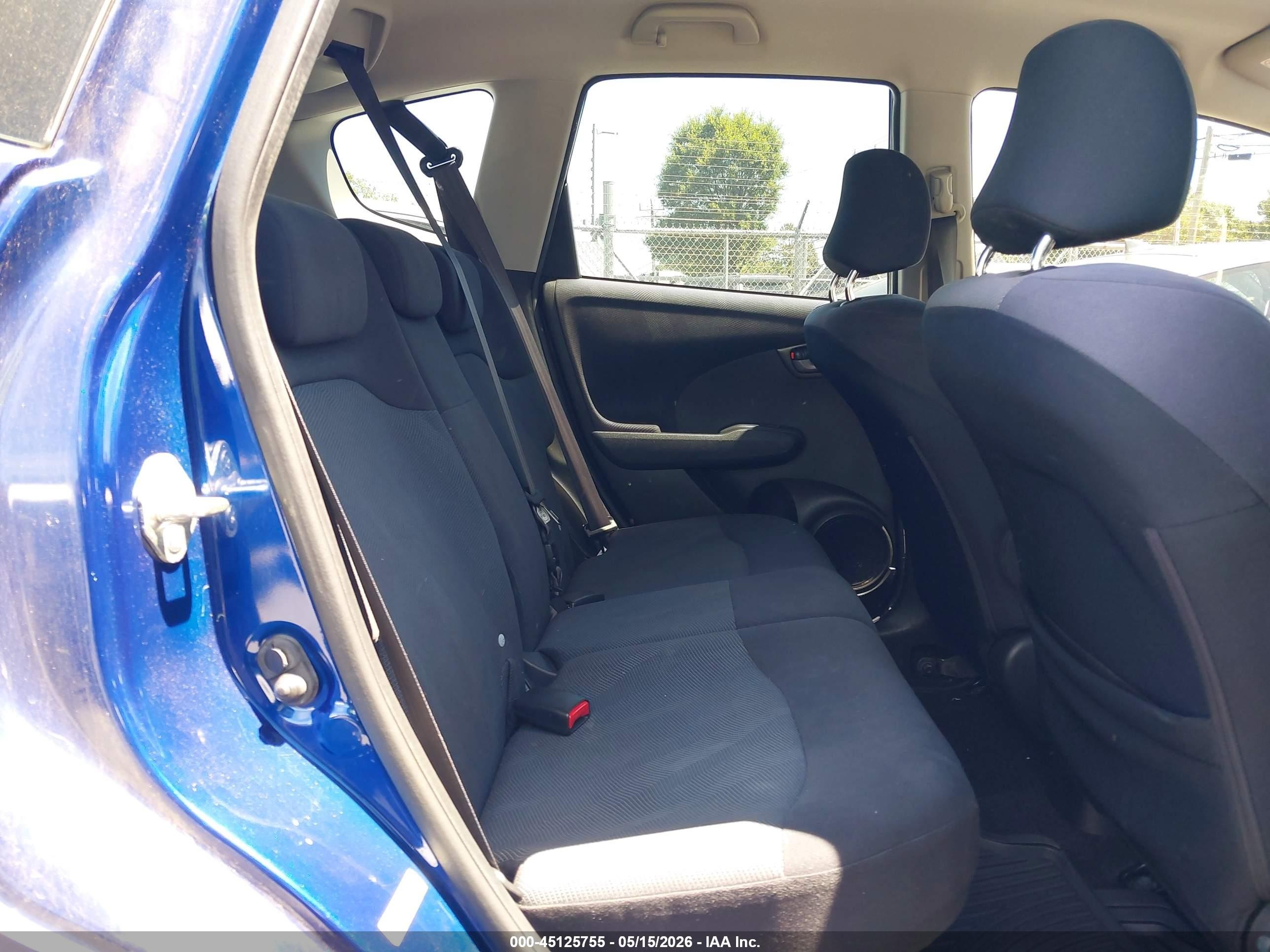 2009 Honda Fit Sport Blue vin: JHMGE88479S031221