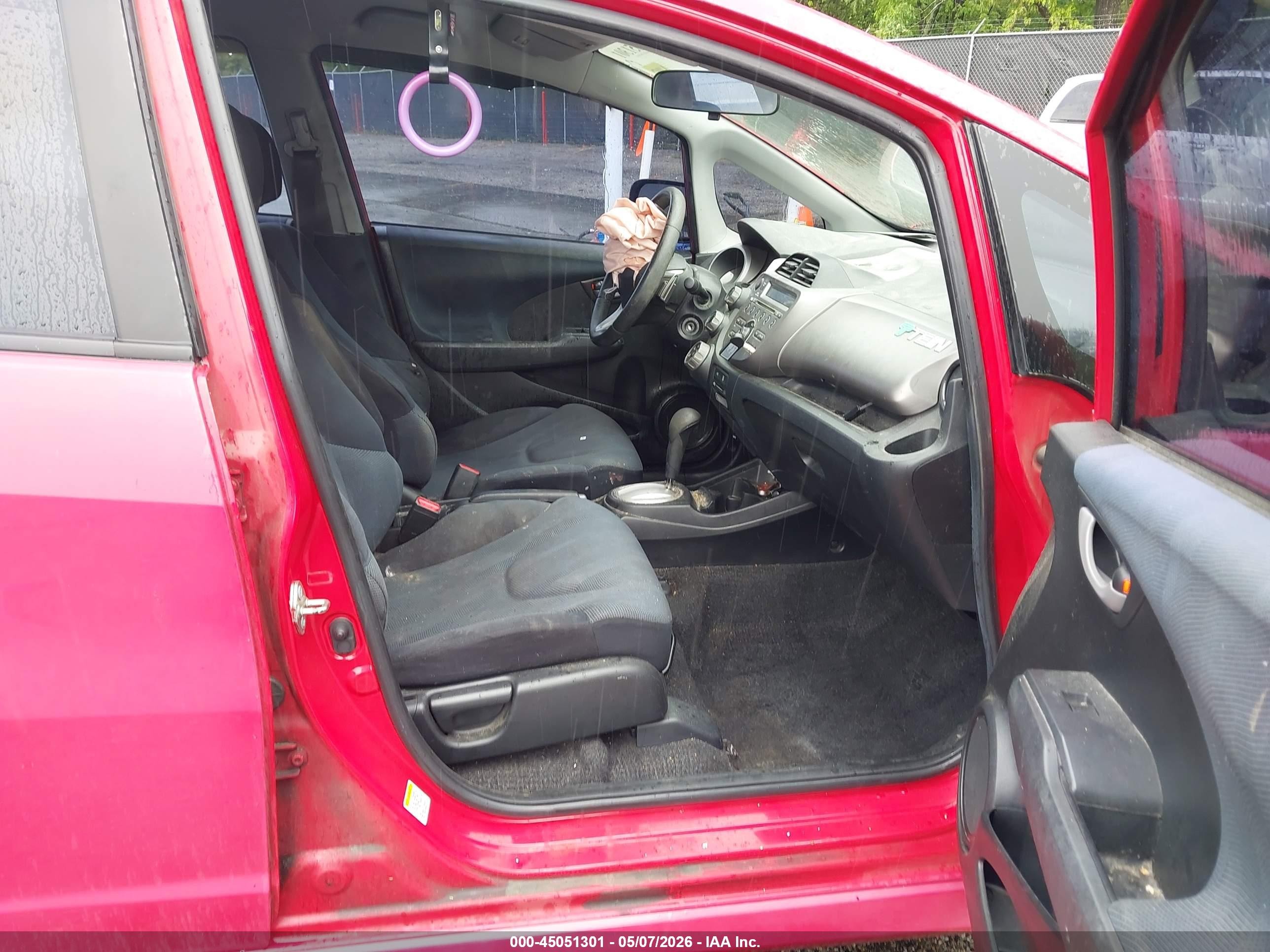 2009 Honda Fit Sport Красный vin: JHMGE88479S041148
