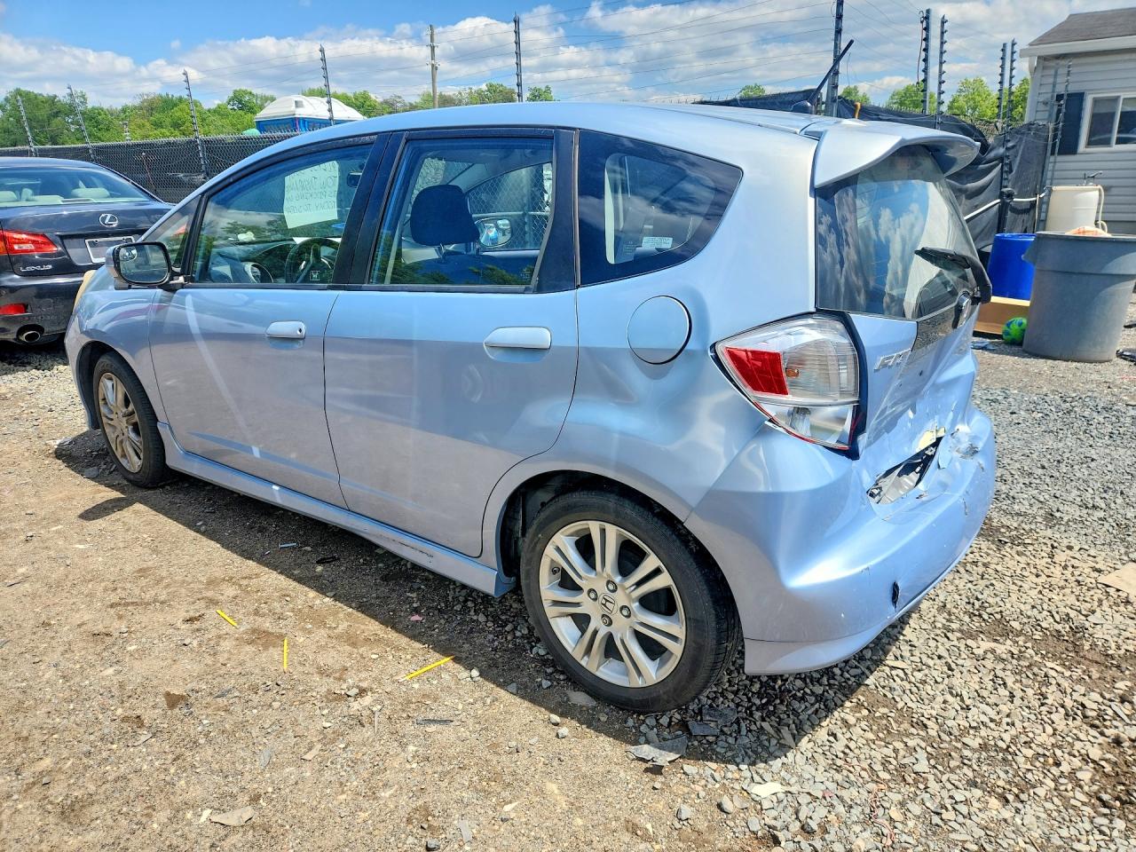 2009 Honda Fit Sport Teal vin: JHMGE88479S041733
