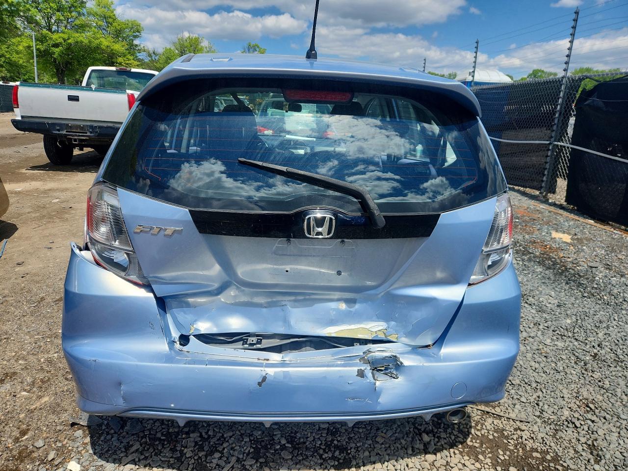 2009 Honda Fit Sport Teal vin: JHMGE88479S041733