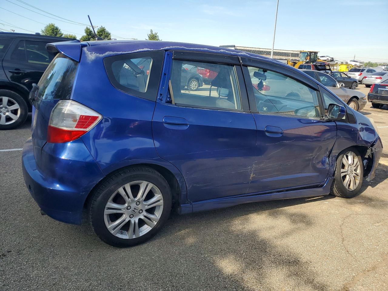 2009 Honda Fit Sport Blue vin: JHMGE88479S060170