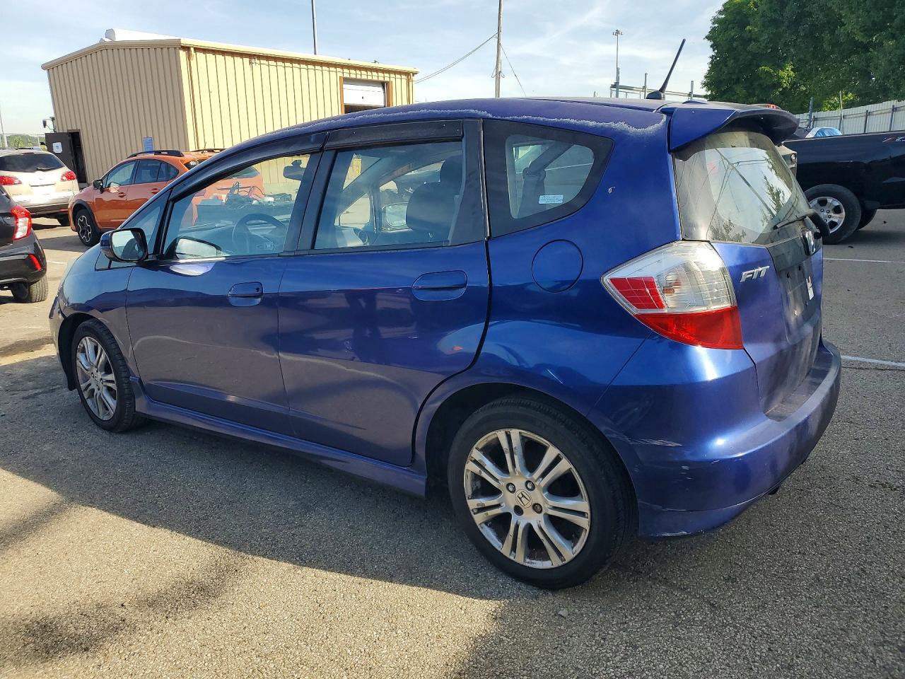 2009 Honda Fit Sport Blue vin: JHMGE88479S060170