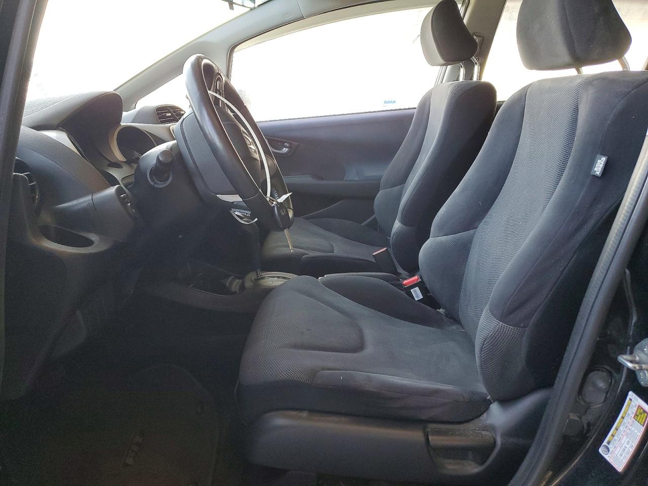 2009 Honda Fit Sport Black vin: JHMGE88489C001347