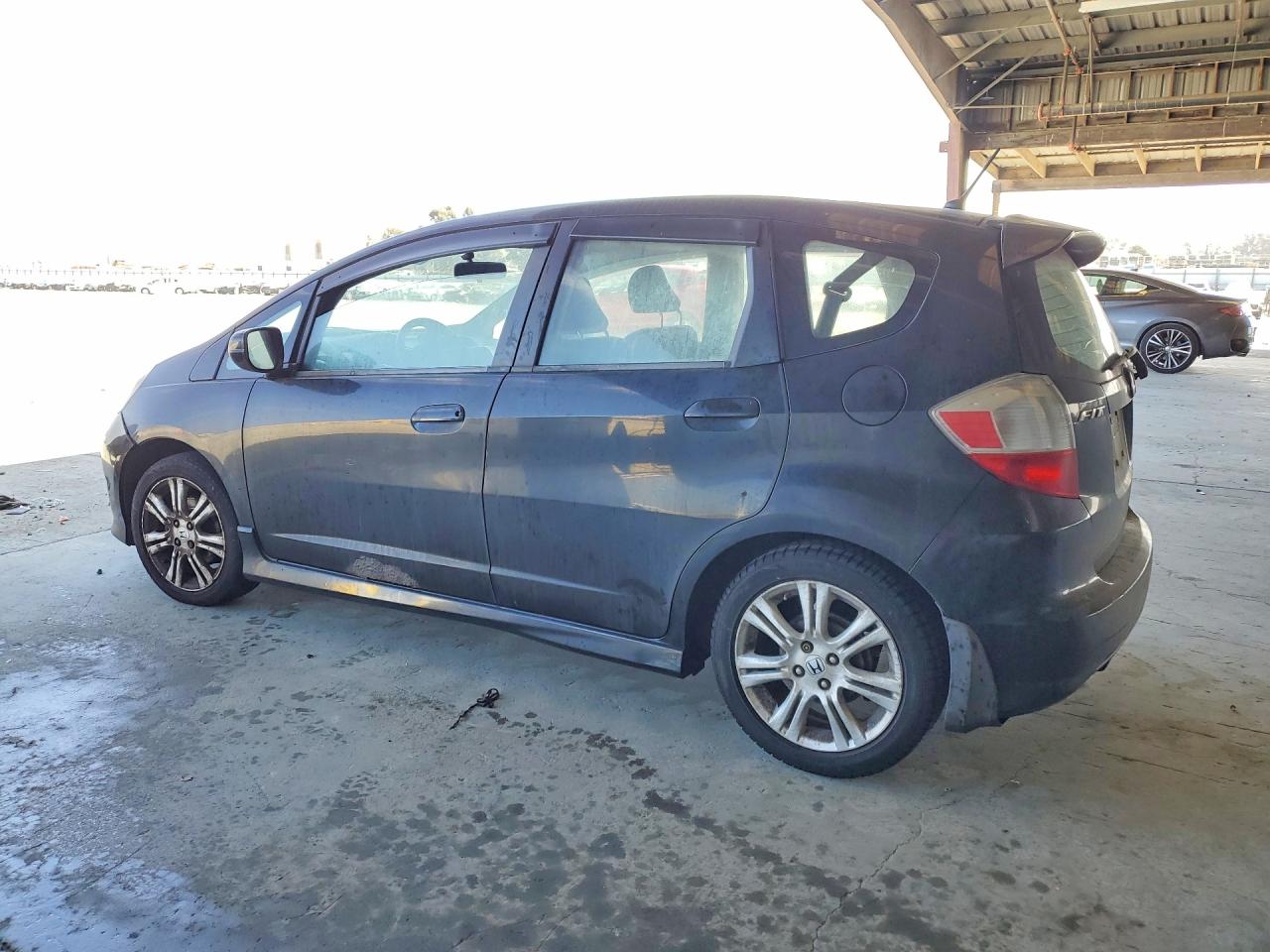 2009 Honda Fit Sport Black vin: JHMGE88489C001347