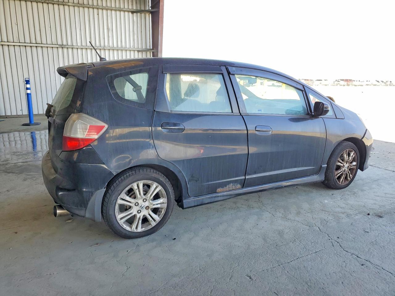2009 Honda Fit Sport Black vin: JHMGE88489C001347