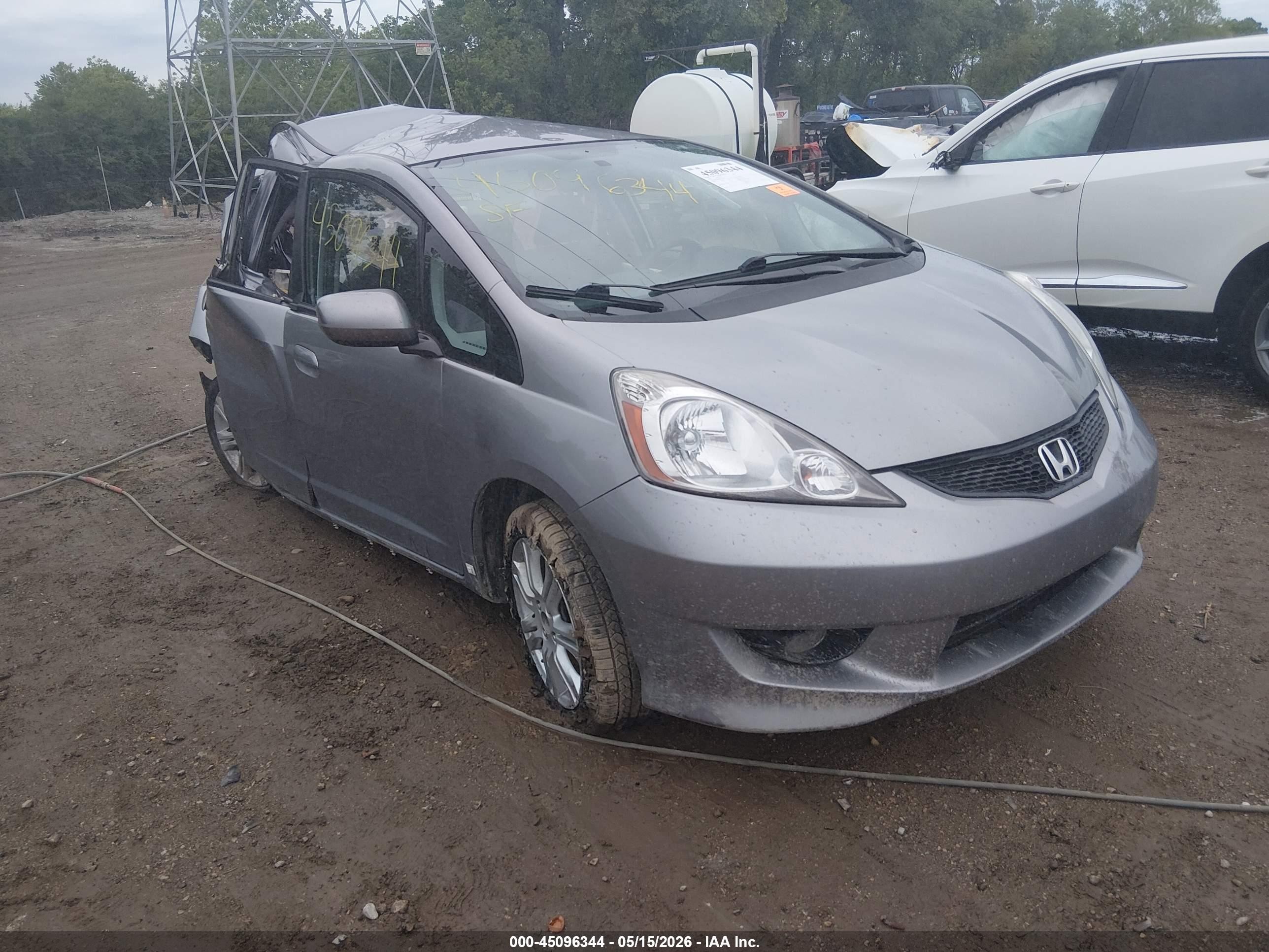 2009 Honda Fit Sport Gray vin: JHMGE88489C003907