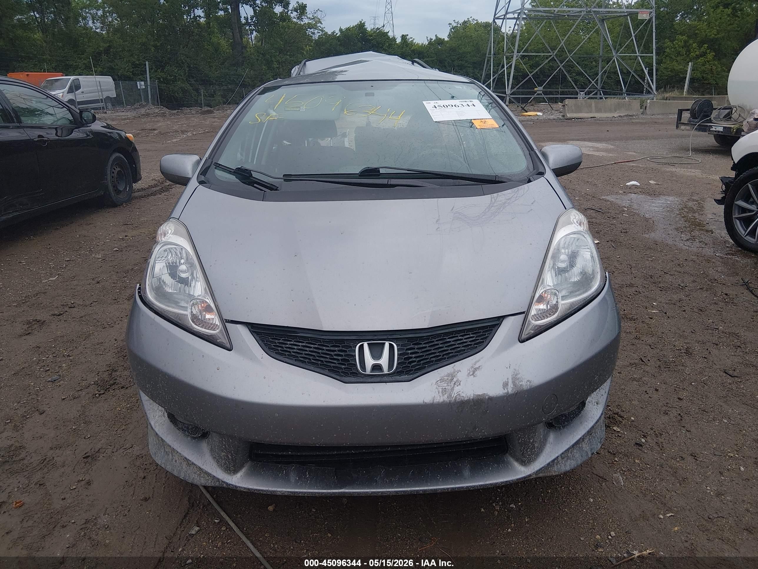 2009 Honda Fit Sport Gray vin: JHMGE88489C003907