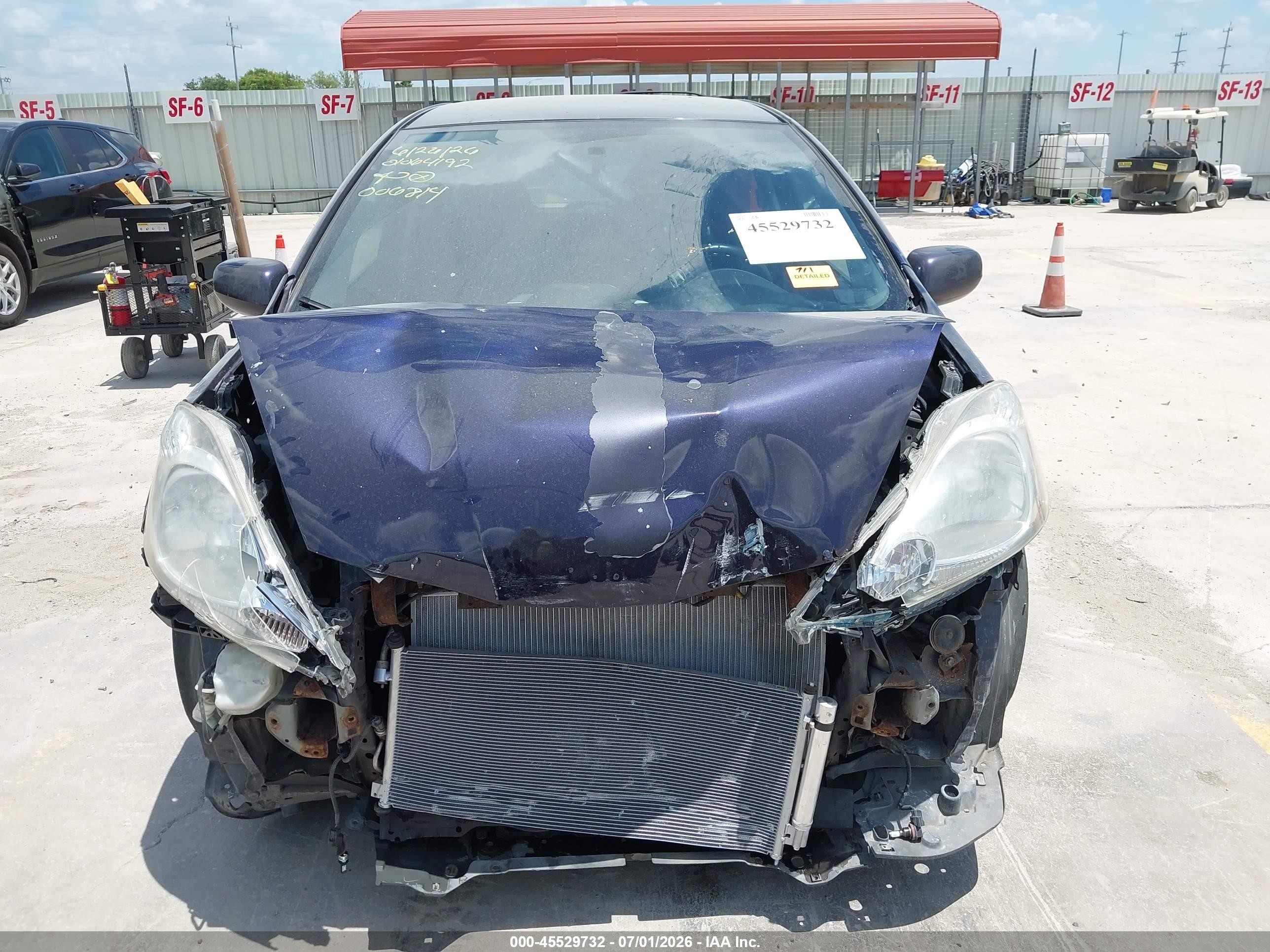 2009 Honda Fit Sport Dark Blue vin: JHMGE88489S006814