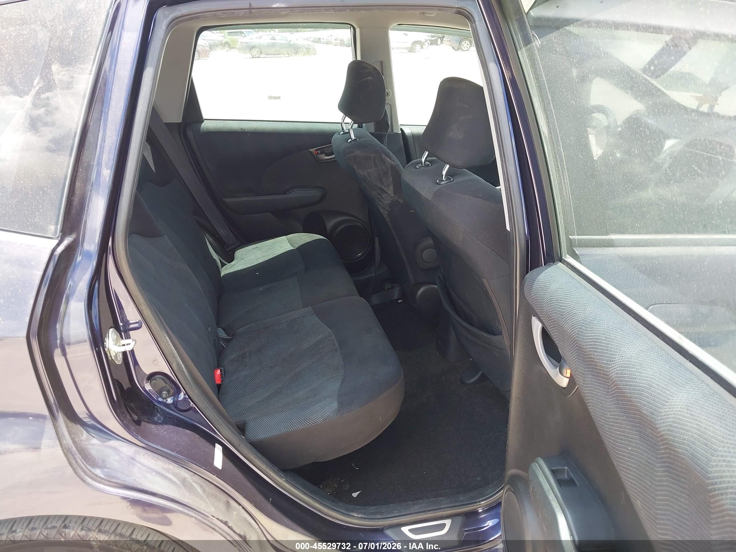 2009 Honda Fit Sport Dark Blue vin: JHMGE88489S006814