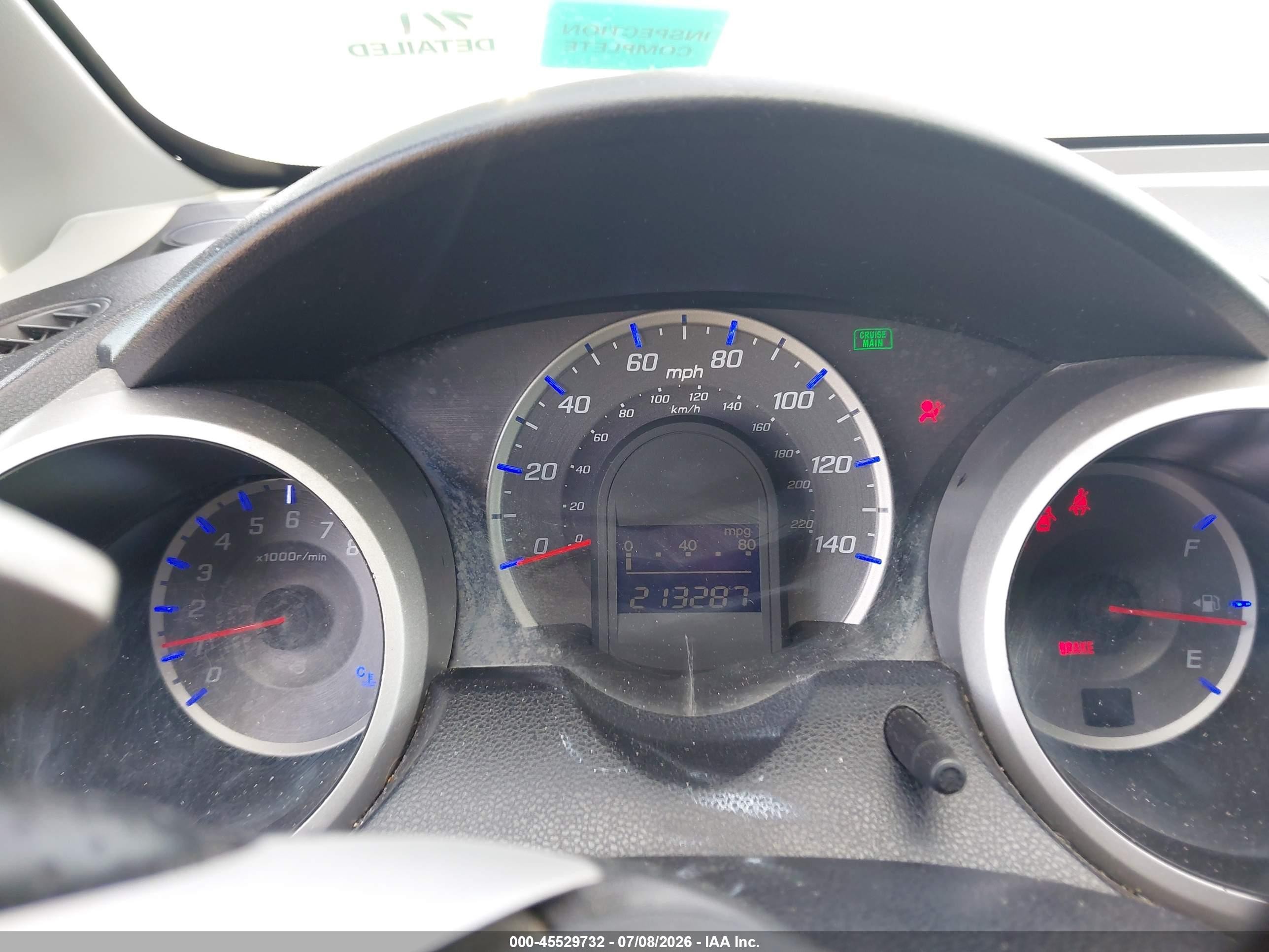 2009 Honda Fit Sport Dark Blue vin: JHMGE88489S006814