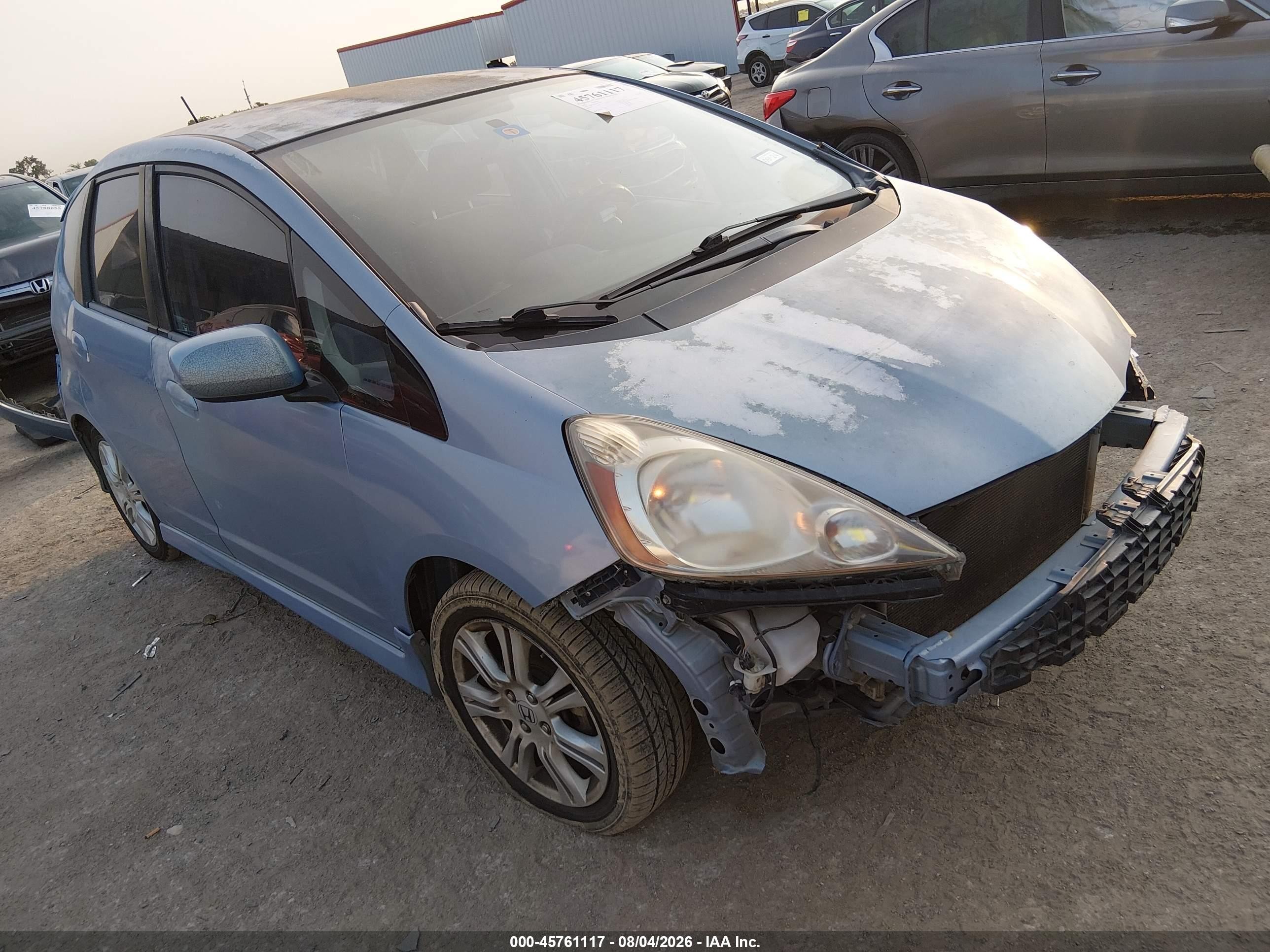 2009 Honda Fit Sport Blue vin: JHMGE88489S017960
