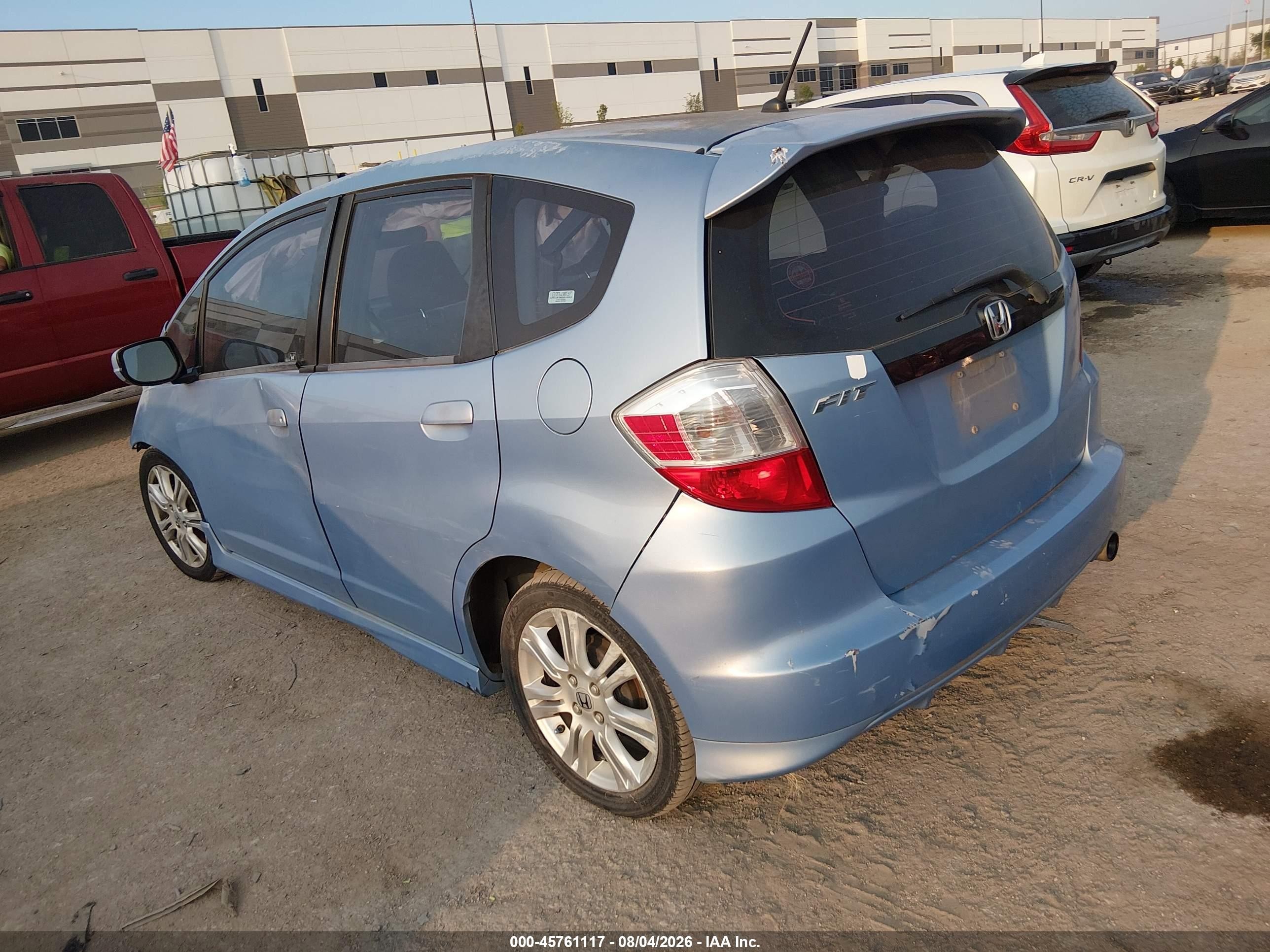 2009 Honda Fit Sport Blue vin: JHMGE88489S017960
