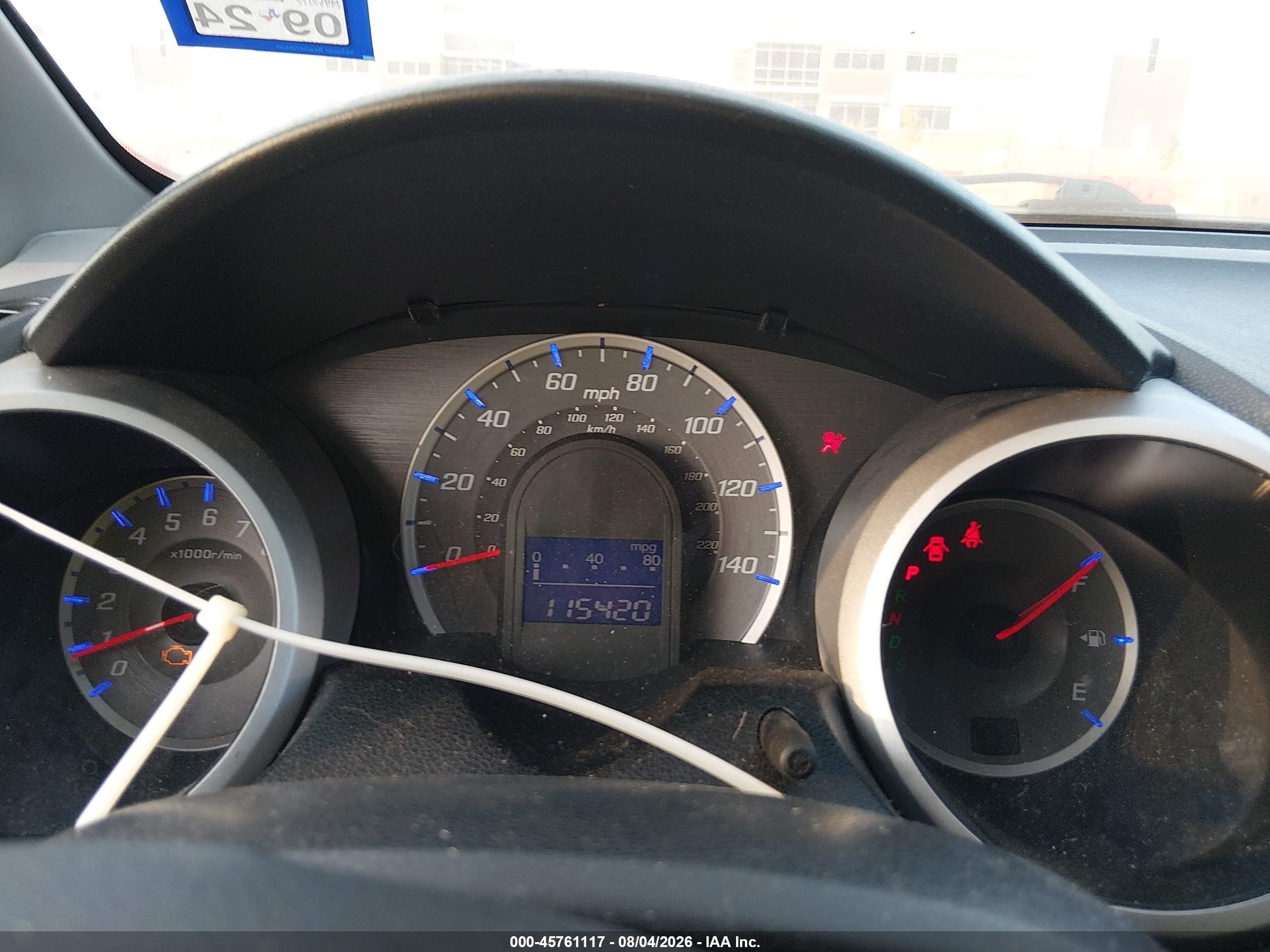 2009 Honda Fit Sport Blue vin: JHMGE88489S017960