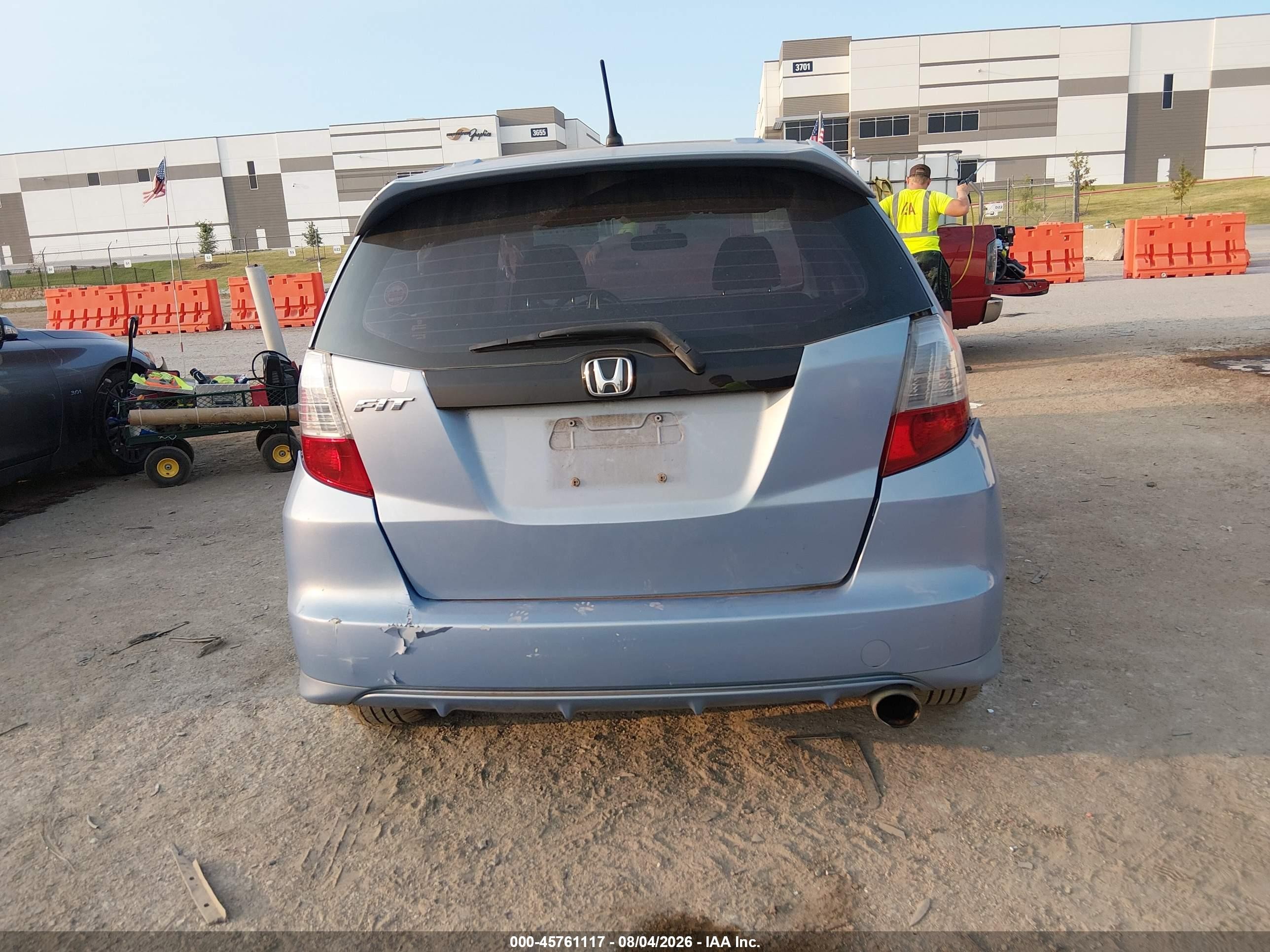 2009 Honda Fit Sport Blue vin: JHMGE88489S017960